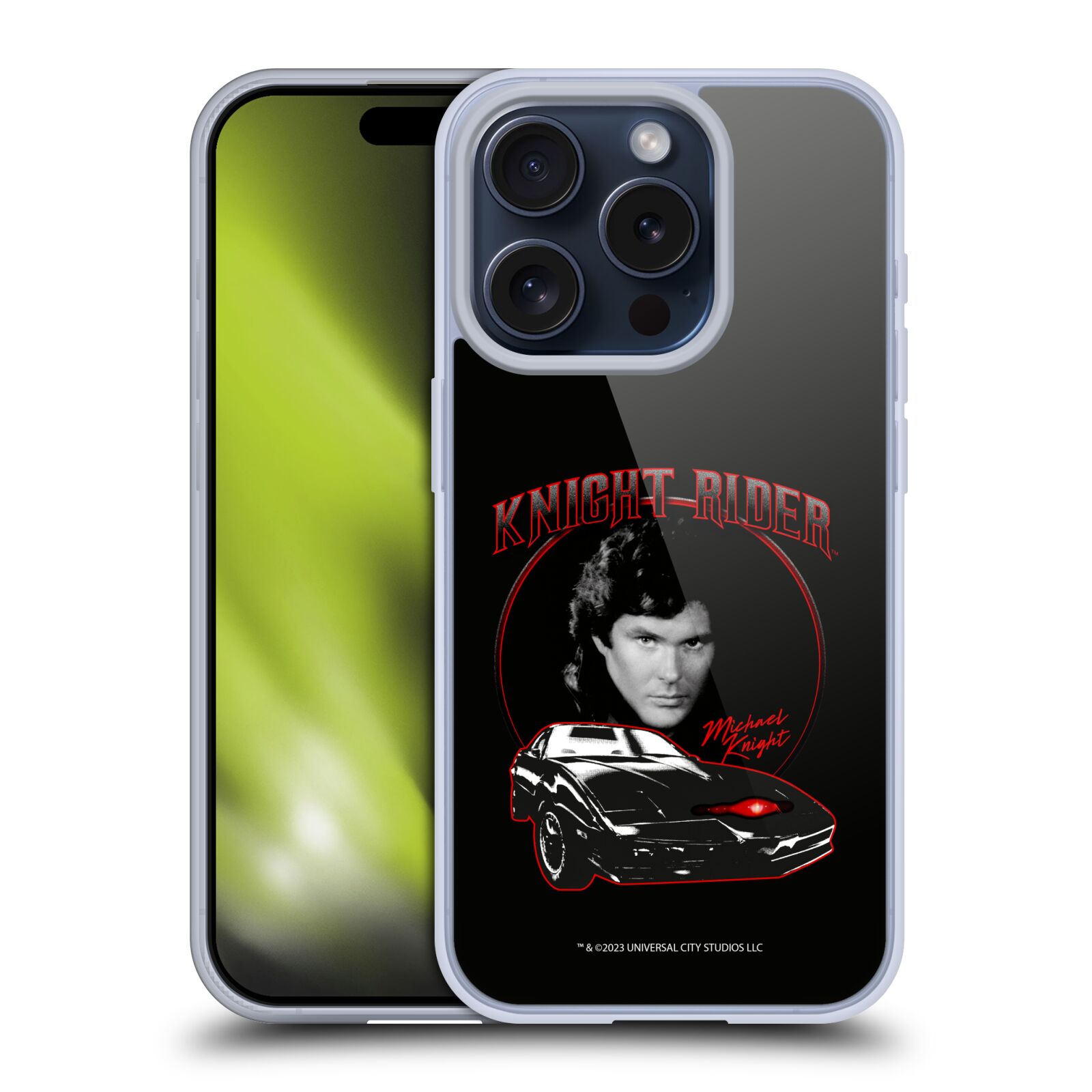 OFFICIAL KNIGHT RIDER GRAPHICS SOFT GEL CASE FOR APPLE iPHONE PHONES