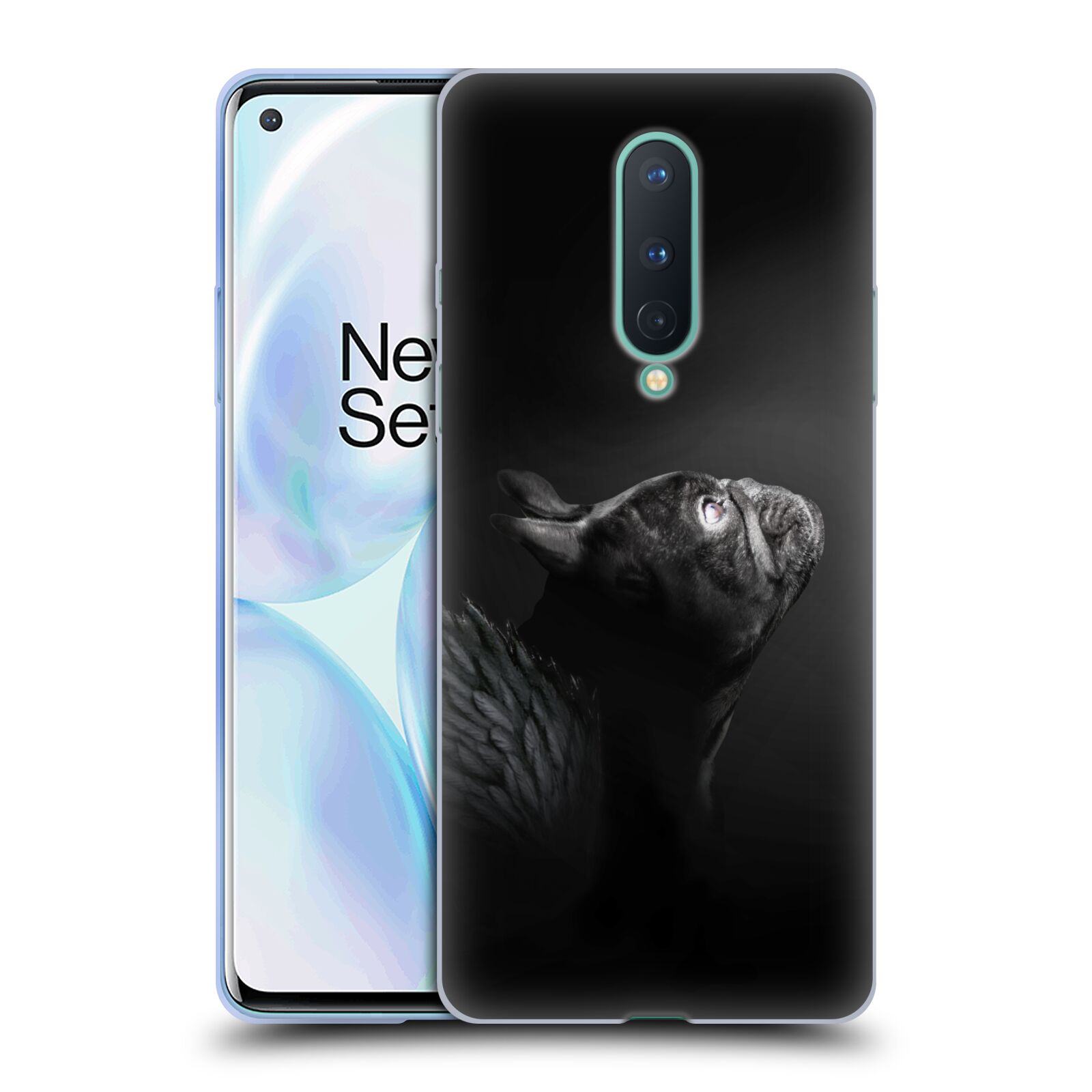 COQUE GEL SOUPLE OFFICIELLE KLAUDIA SENATOR BOULEDOGUE FRANÇAIS POUR TÉLÉPHONES officiel GOOGLE ONEPLUS