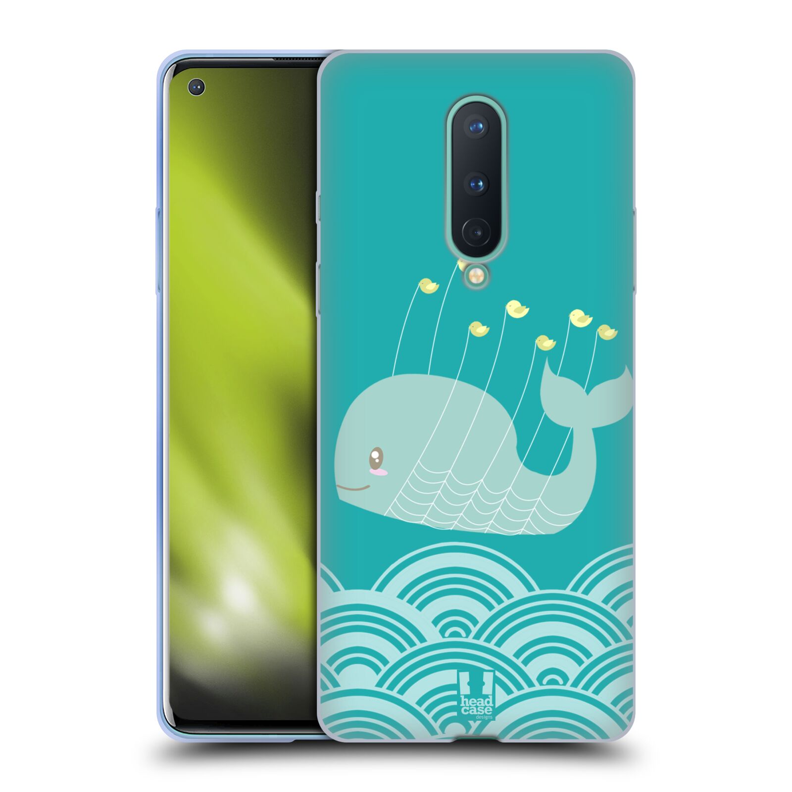 FUNDA HEAD CASE DESIGNS CON DIBUJO DE BALLENA KAWAII PARA TELÉFONOS GOOGLE ONEPLUS - Imagen 9 de 13