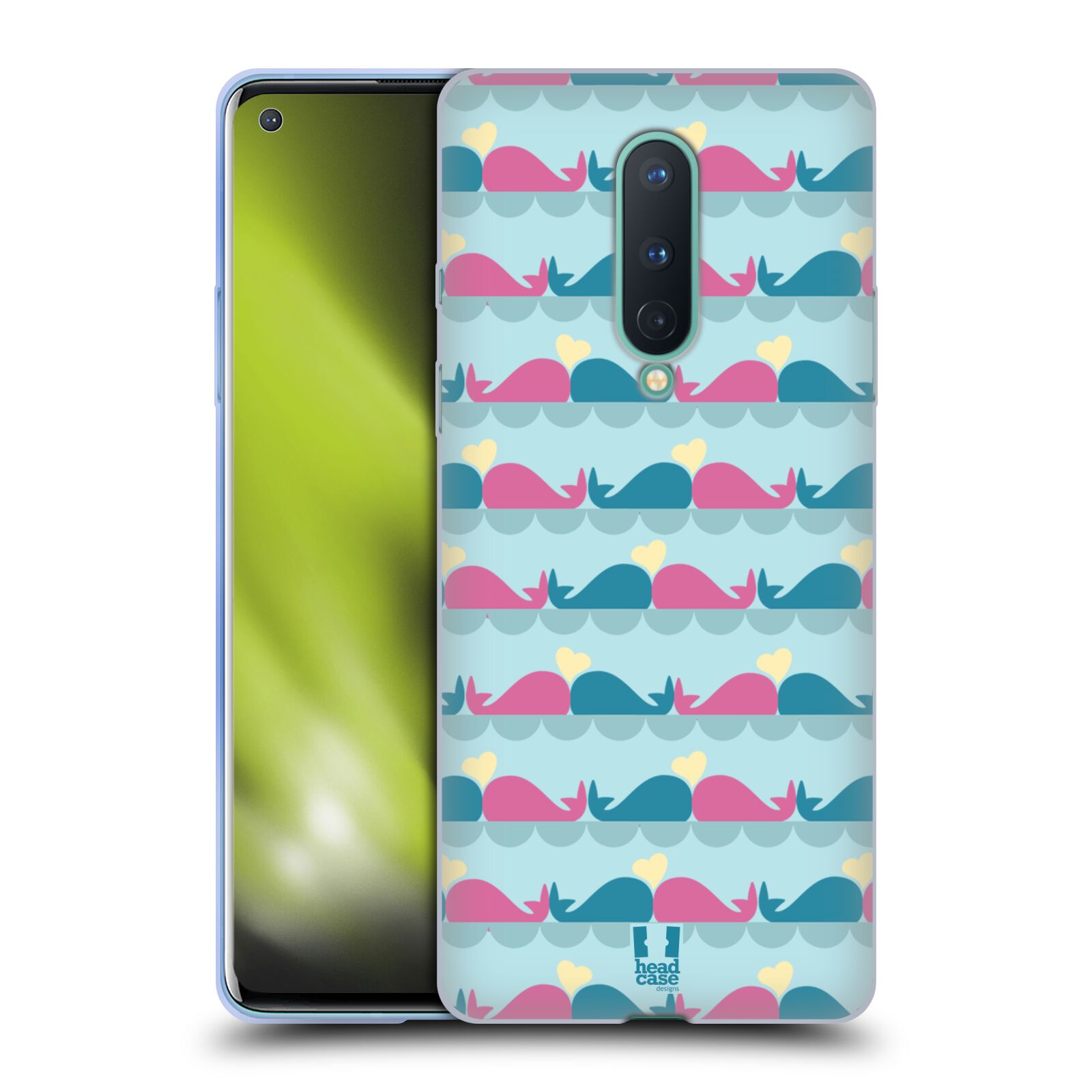 FUNDA HEAD CASE DESIGNS CON DIBUJO DE BALLENA KAWAII PARA TELÉFONOS GOOGLE ONEPLUS - Imagen 12 de 13