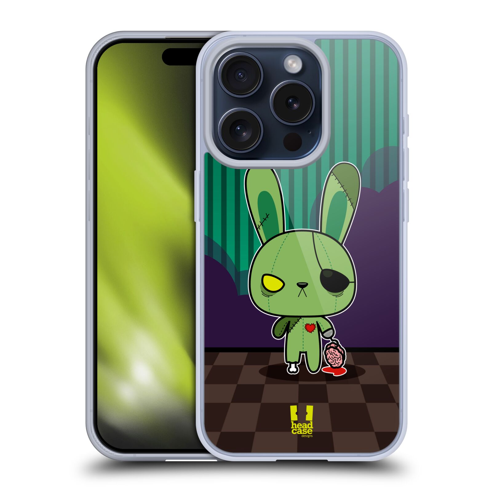FUNDA HEAD CASE DESIGNS CON DIBUJO DE GEL SUAVE KAWAII ZOMBIES PARA TELÉFONOS iPHONE DE APPLE - Imagen 8 de 12