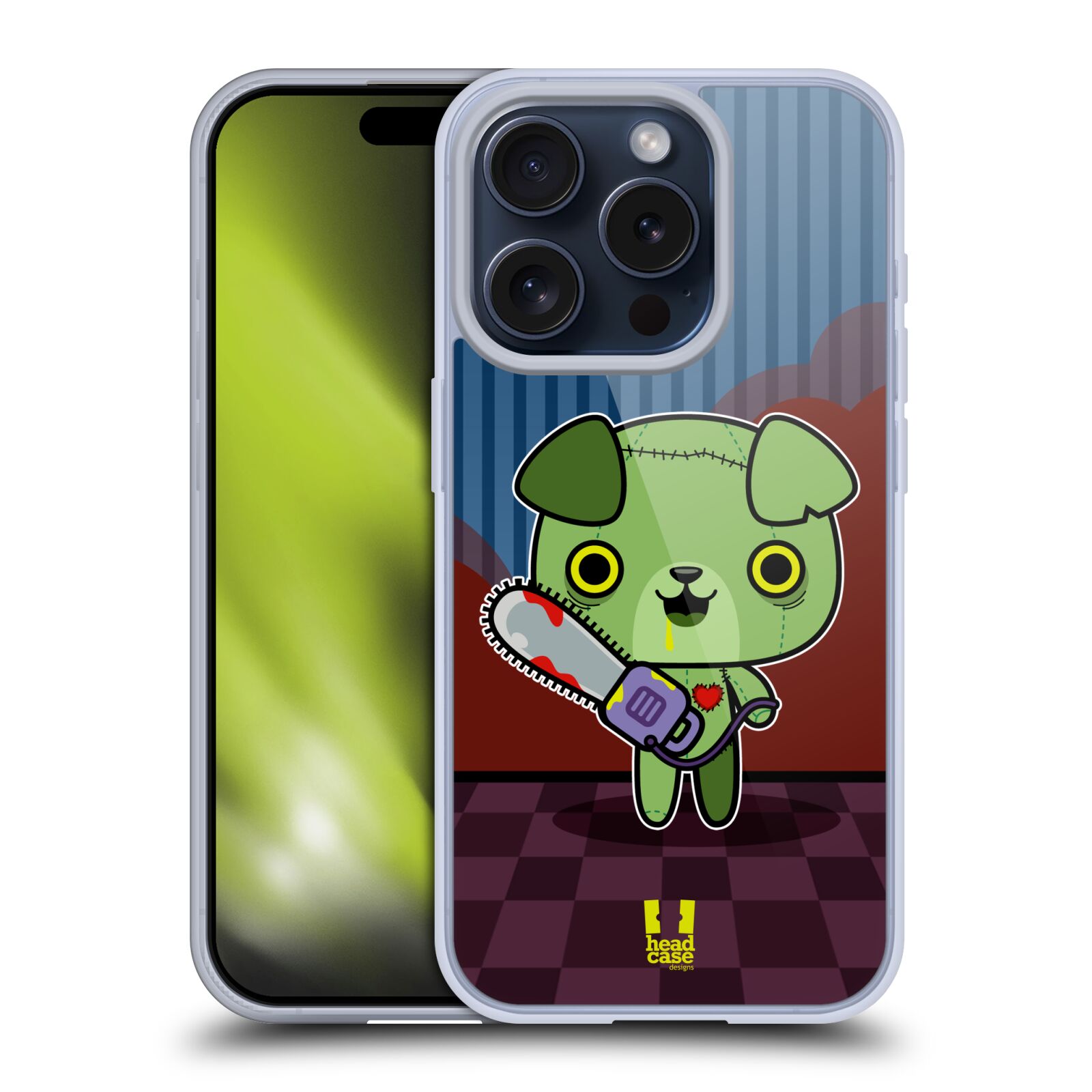 FUNDA HEAD CASE DESIGNS CON DIBUJO DE GEL SUAVE KAWAII ZOMBIES PARA TELÉFONOS iPHONE DE APPLE - Imagen 9 de 12