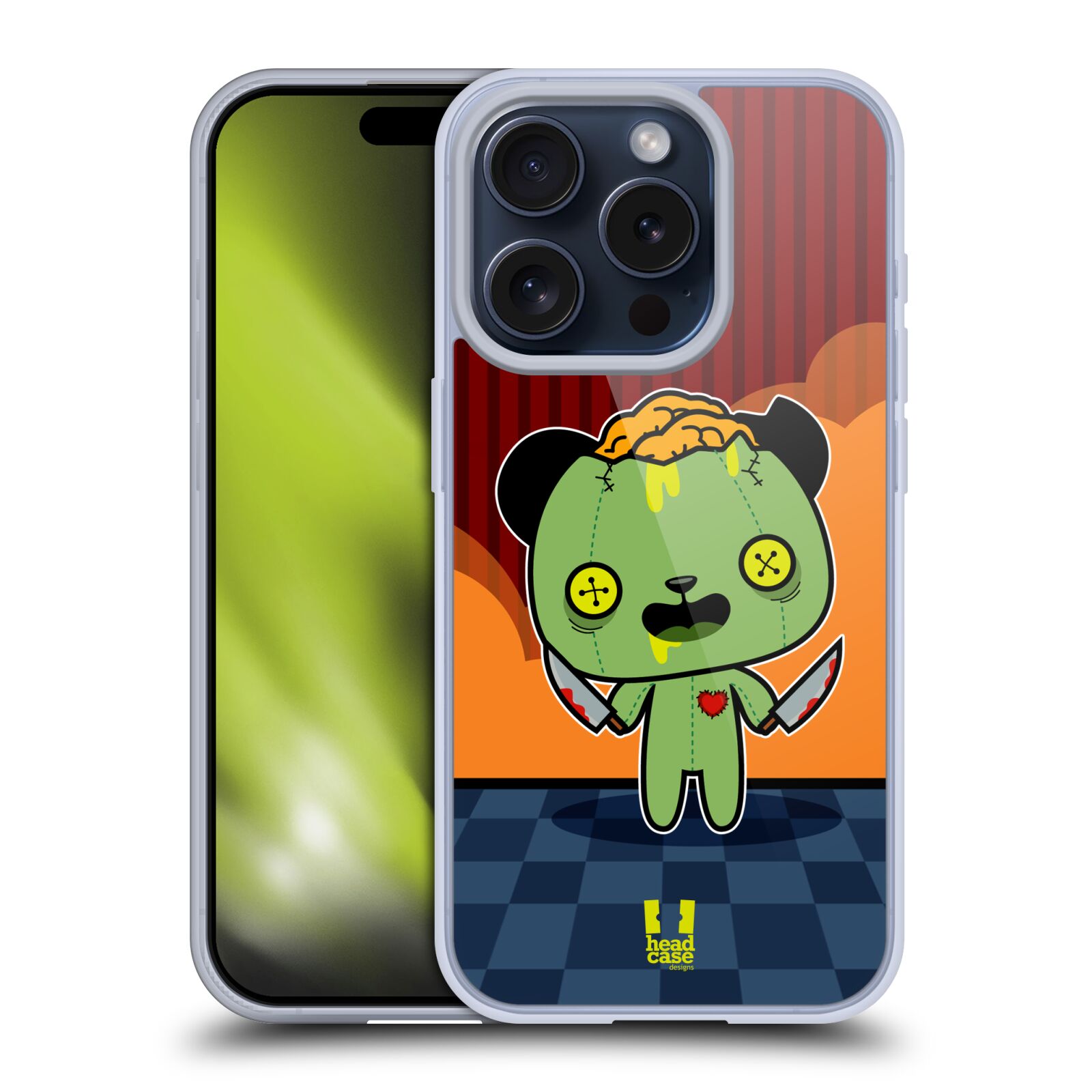 FUNDA HEAD CASE DESIGNS CON DIBUJO DE GEL SUAVE KAWAII ZOMBIES PARA TELÉFONOS iPHONE DE APPLE - Imagen 12 de 12