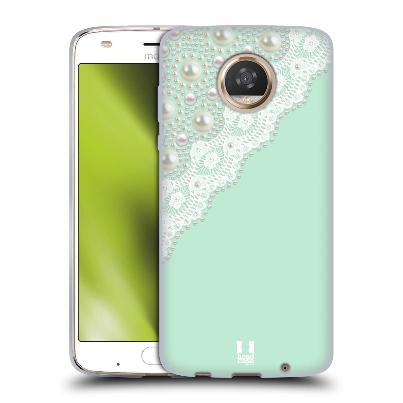HEAD CASE DESIGNS LACES AND PEARLS SOFT GEL CASE FOR MOTOROLA PHONES - Picture 8 of 10