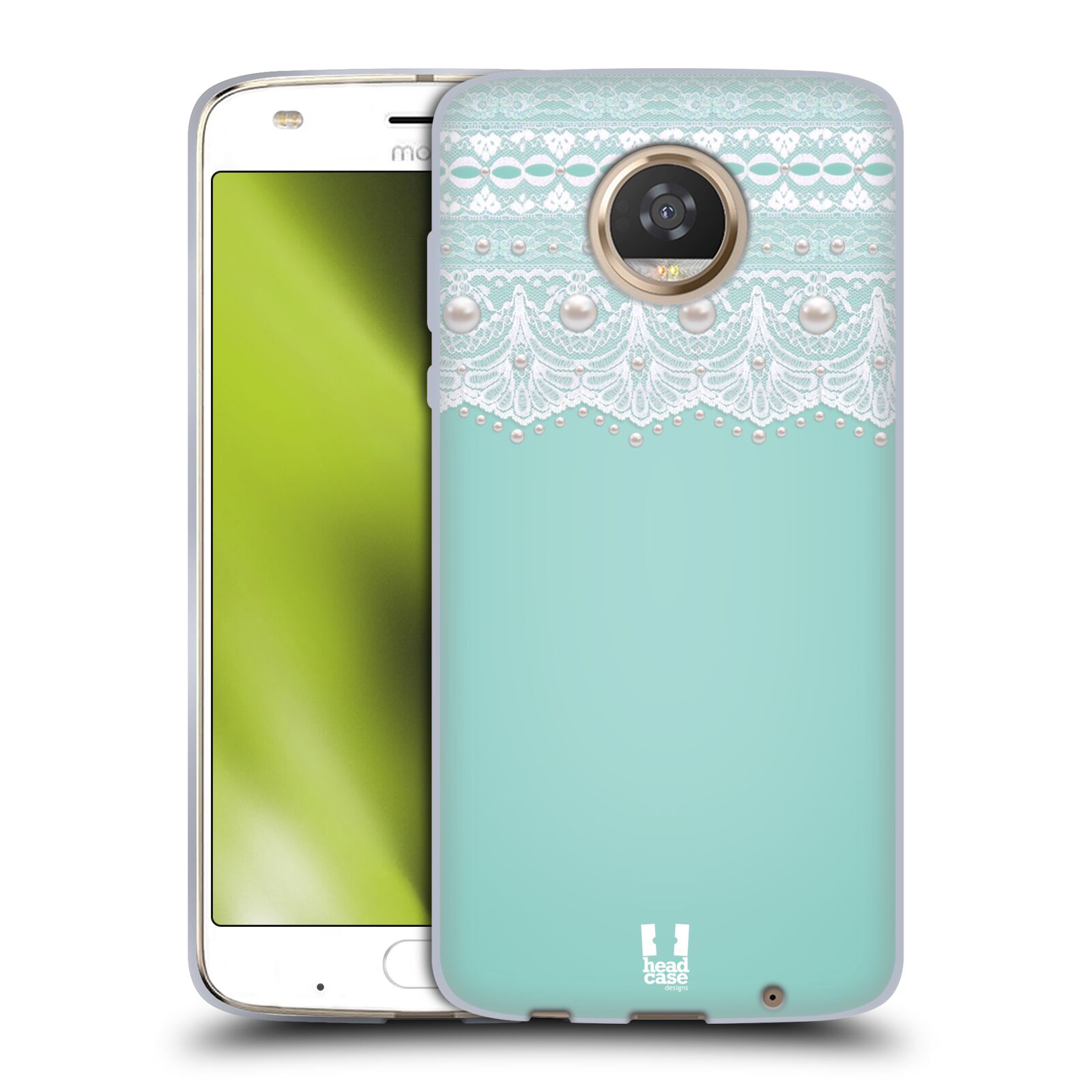 HEAD CASE DESIGNS LACES AND PEARLS SOFT GEL CASE FOR MOTOROLA PHONES - Picture 9 of 10