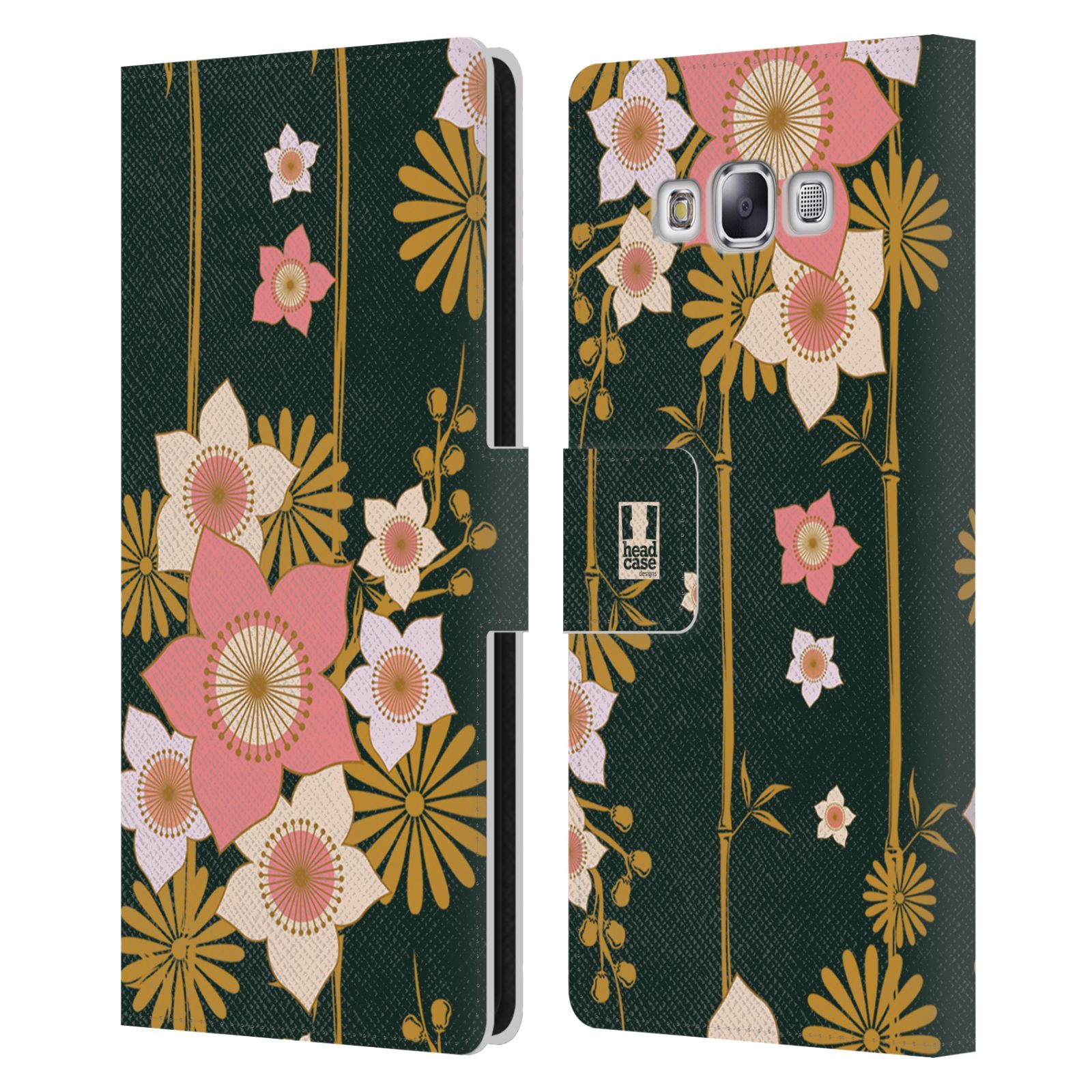 HEAD CASE DESIGNS LACQUERWARE LEATHER BOOK WALLET CASE FOR SAMSUNG PHONES 3 - Picture 8 of 10
