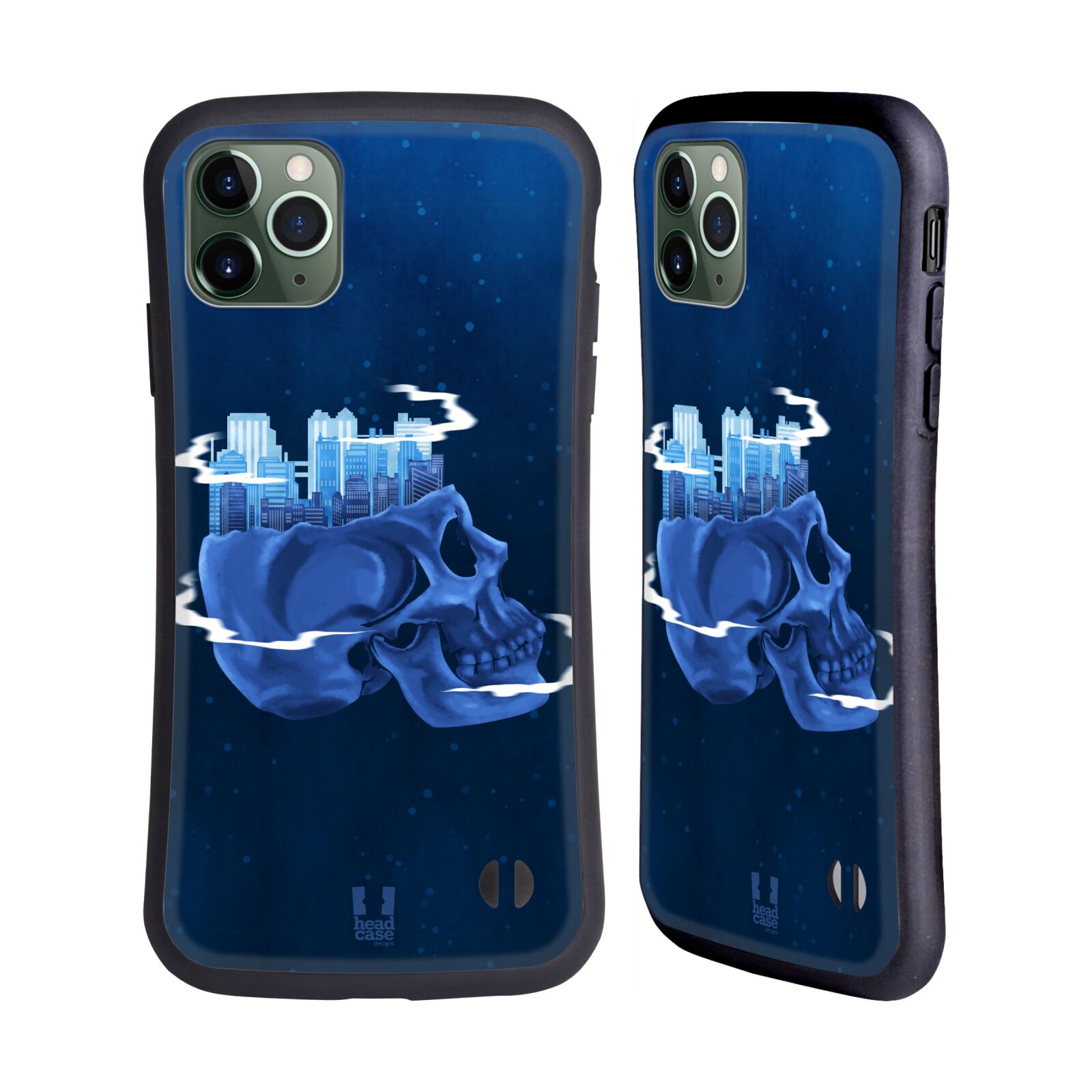 HEAD CASE LANDSCAPE SKULLS HYBRID CASE FOR APPLE iPHONES PHONE - Picture 8 of 10