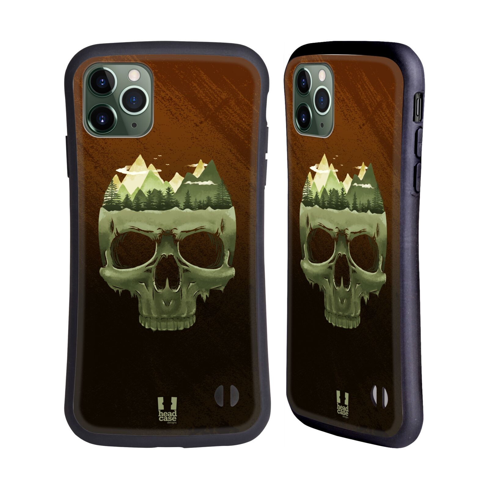 HEAD CASE LANDSCAPE SKULLS HYBRID CASE FOR APPLE iPHONES PHONE - Picture 9 of 10