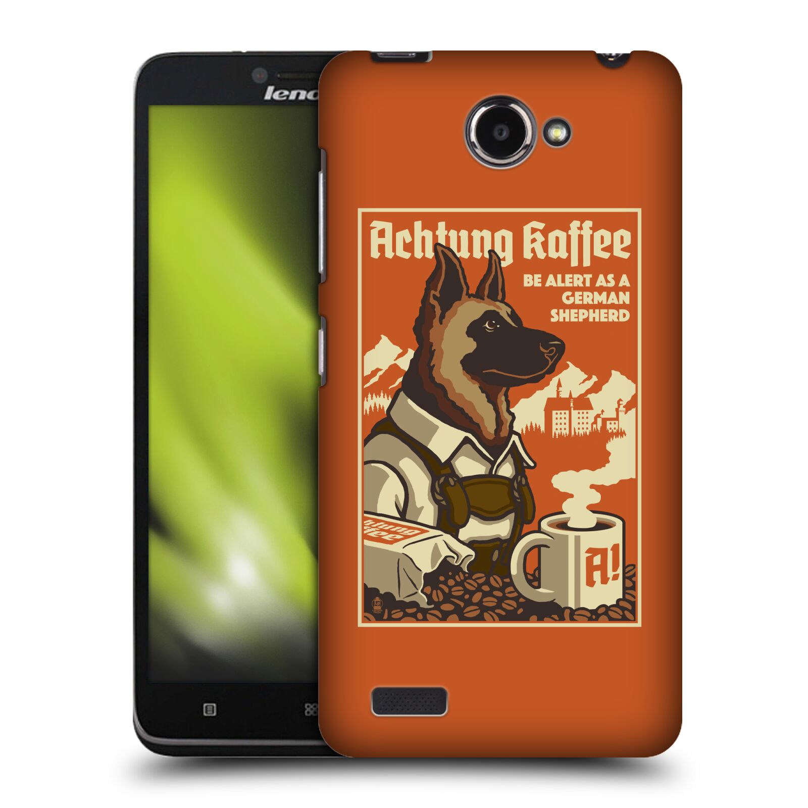 OFFICIAL LANTERN PRESS DOG COLLECTION HARD BACK CASE FOR LENOVO PHONES - Picture 14 of 23
