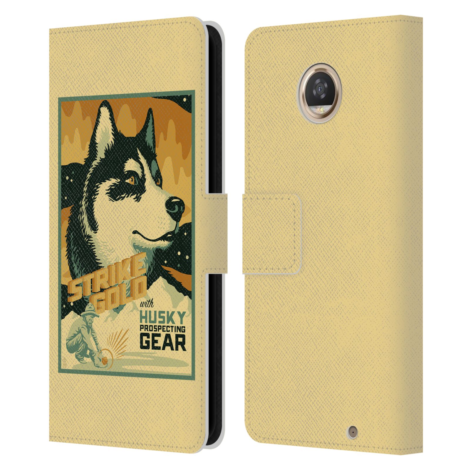 OFFICIAL LANTERN PRESS DOG COLLECTION LEATHER BOOK CASE FOR MOTOROLA PHONES - Picture 16 of 22