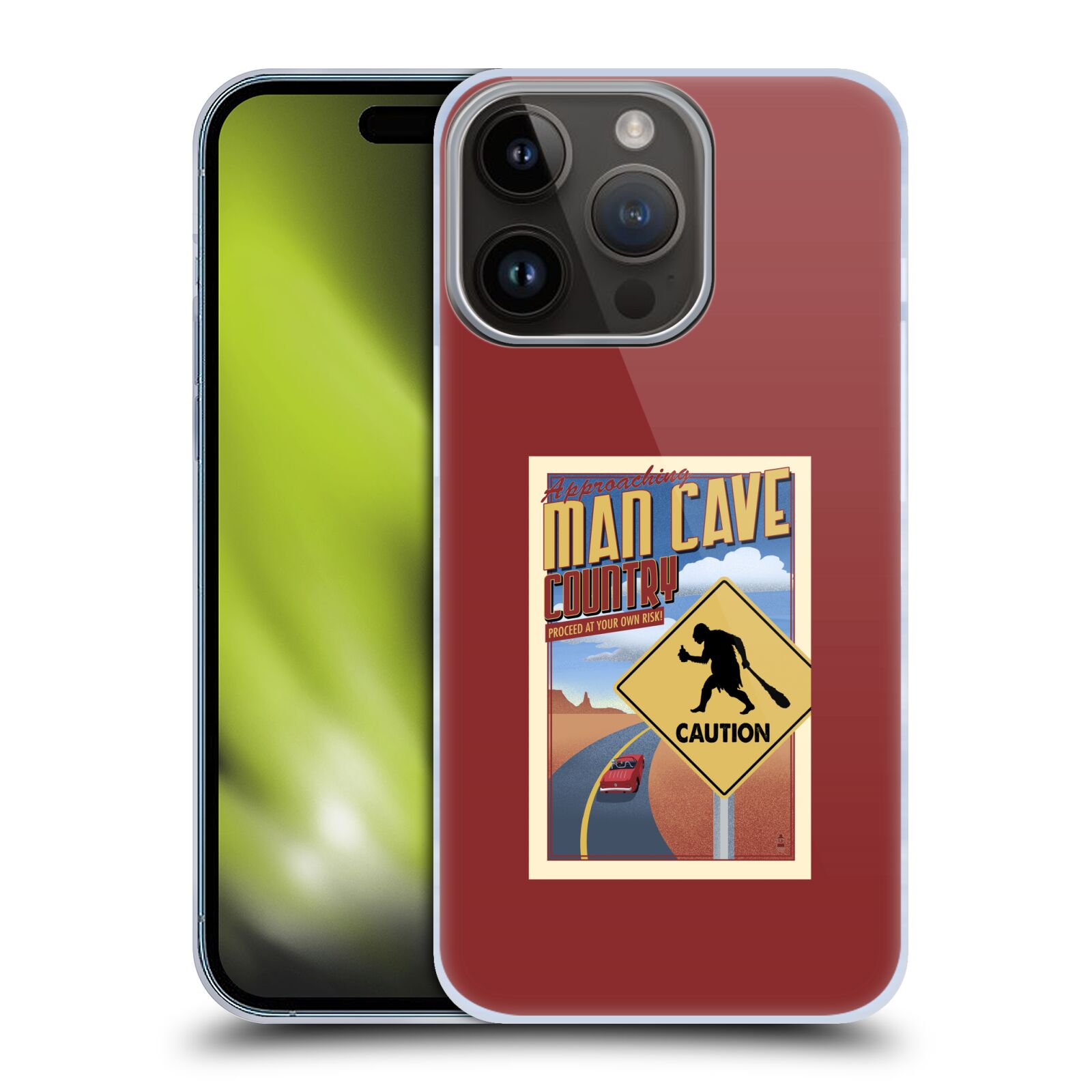 OFFICIAL LANTERN PRESS MAN CAVE HARD BACK CASE FOR APPLE iPHONE PHONES - Picture 13 of 16