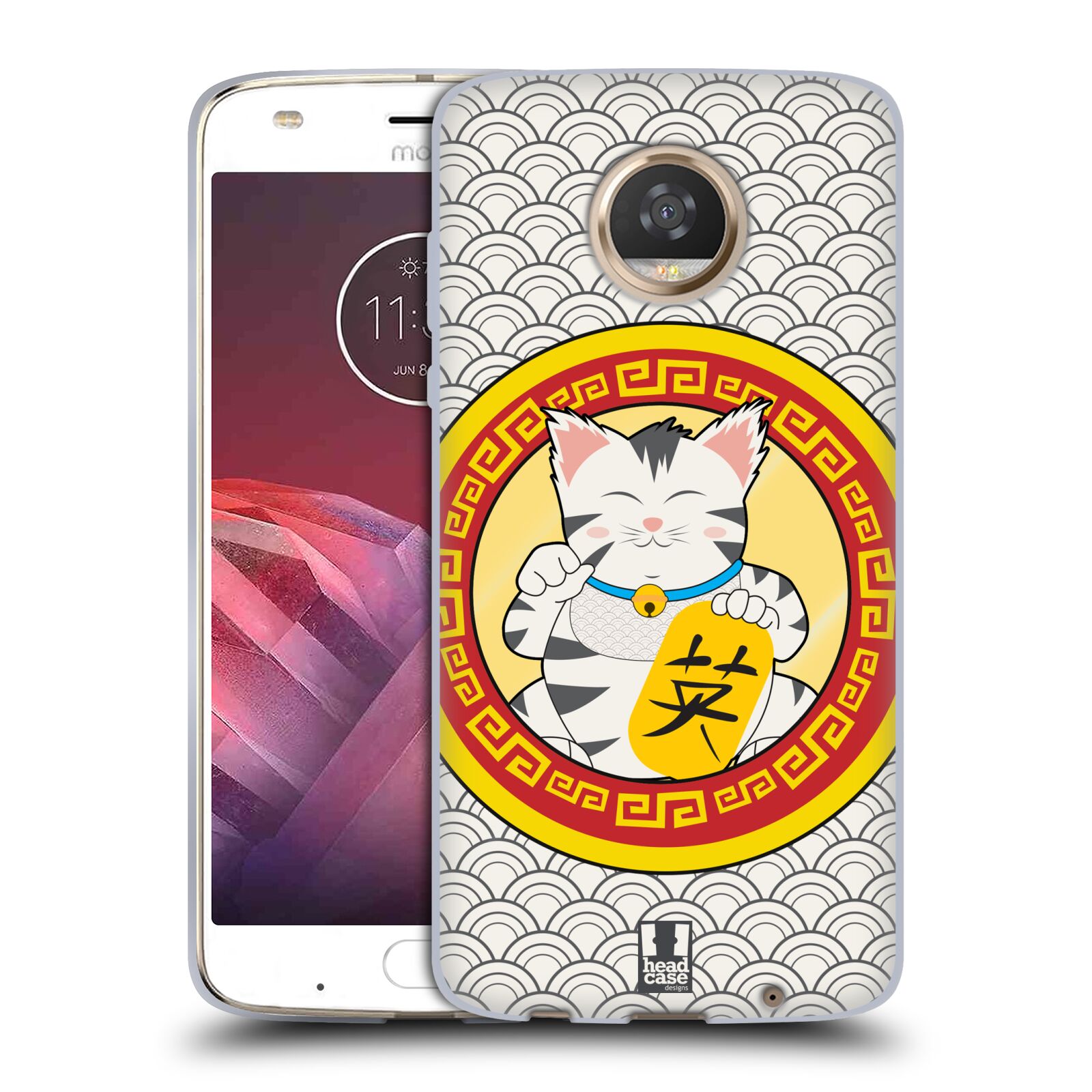 HEAD CASE DESIGNS LUCKY CHARM CATS SOFT GEL CASE FOR MOTOROLA PHONES - Picture 8 of 13