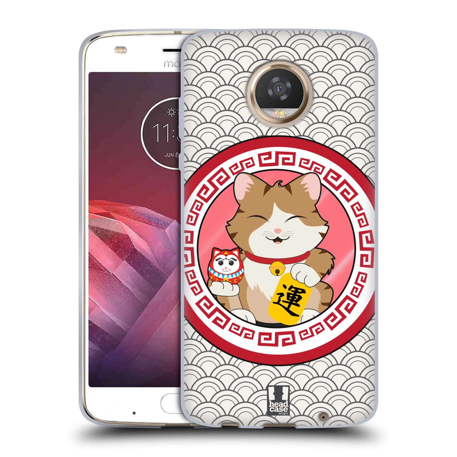 HEAD CASE DESIGNS LUCKY CHARM CATS SOFT GEL CASE FOR MOTOROLA PHONES - Picture 10 of 13