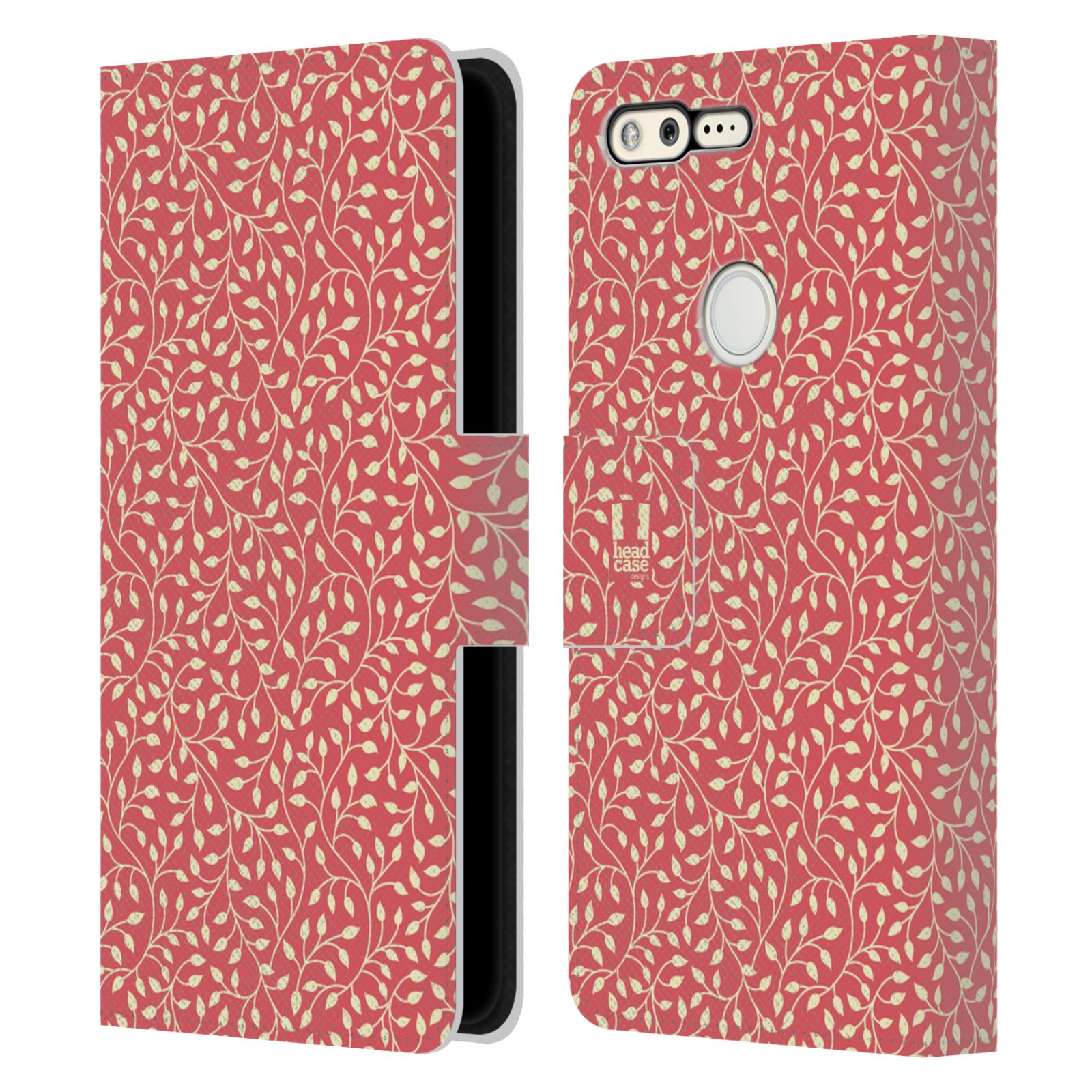 HEAD CASE DESIGNS LEAF PATTERNS 2 LEATHER BOOK WALLET CASE FOR GOOGLE PHONES - Picture 14 of 14