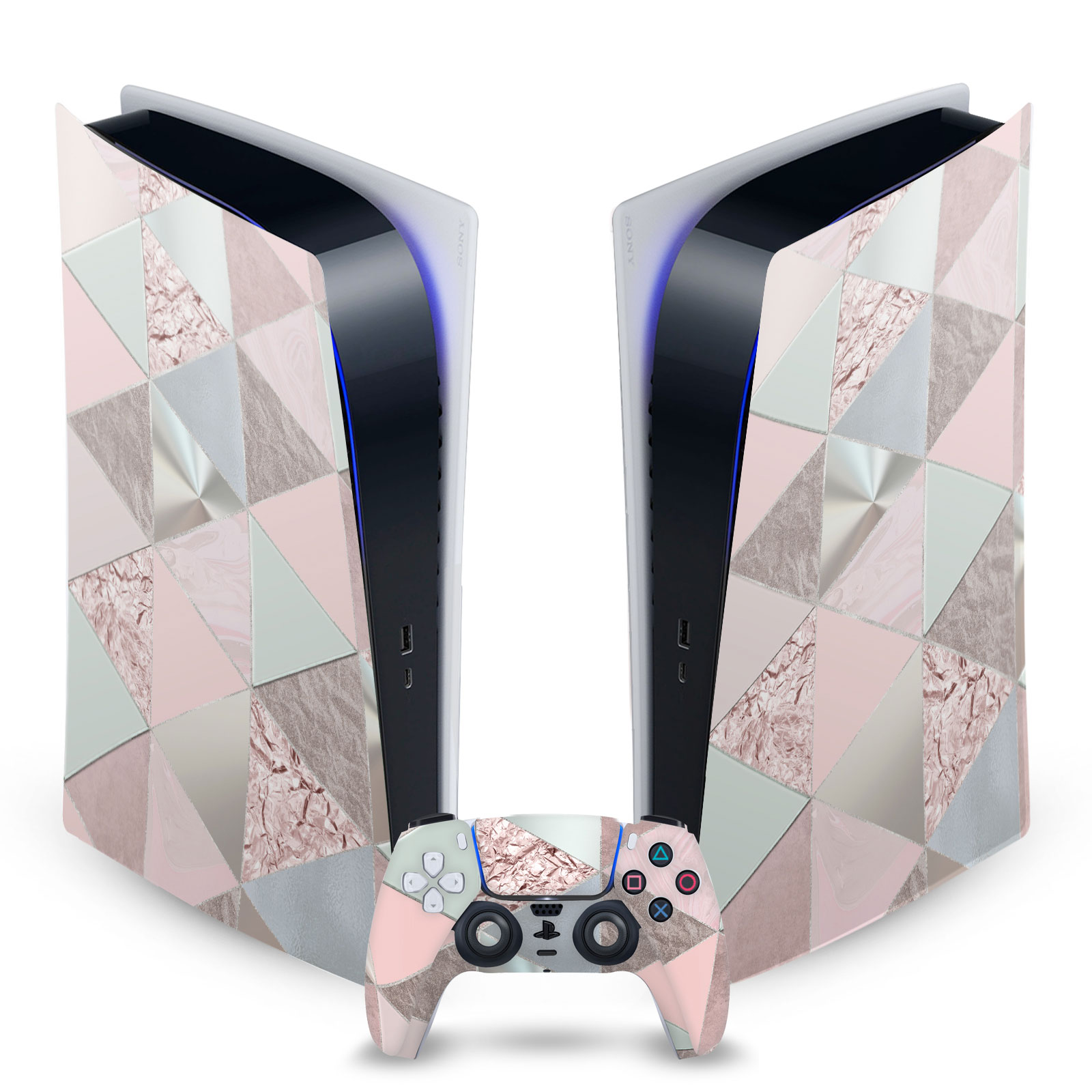 OFFICIAL LEBENSART ART MIX VINYL SKIN DECAL FOR SONY PS5 DIGITAL EDITION BUNDLE