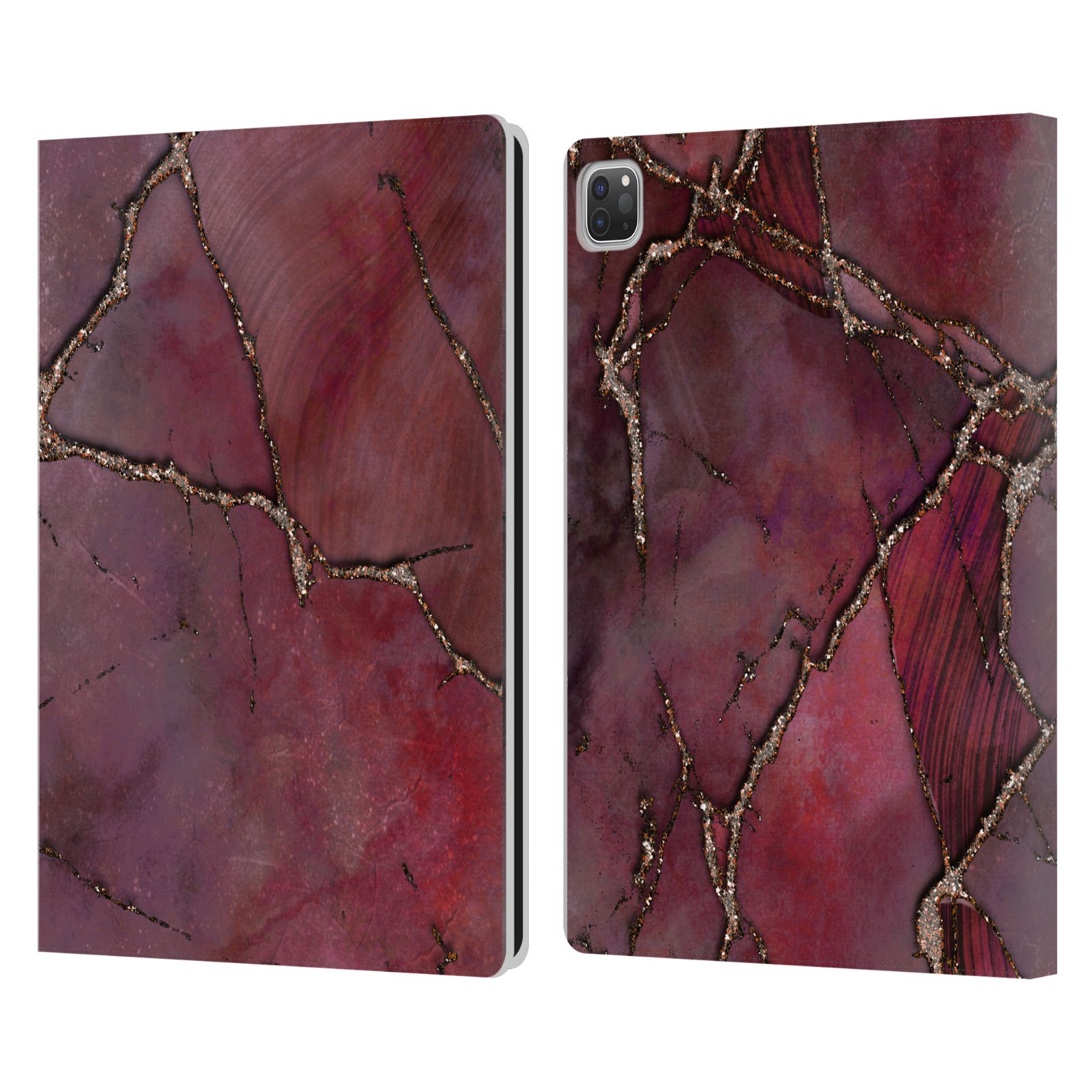 OFFICIAL LEBENSART MINERAL MARBLE LEATHER BOOK WALLET CASE COVER FOR APPLE iPAD - Picture 12 of 15
