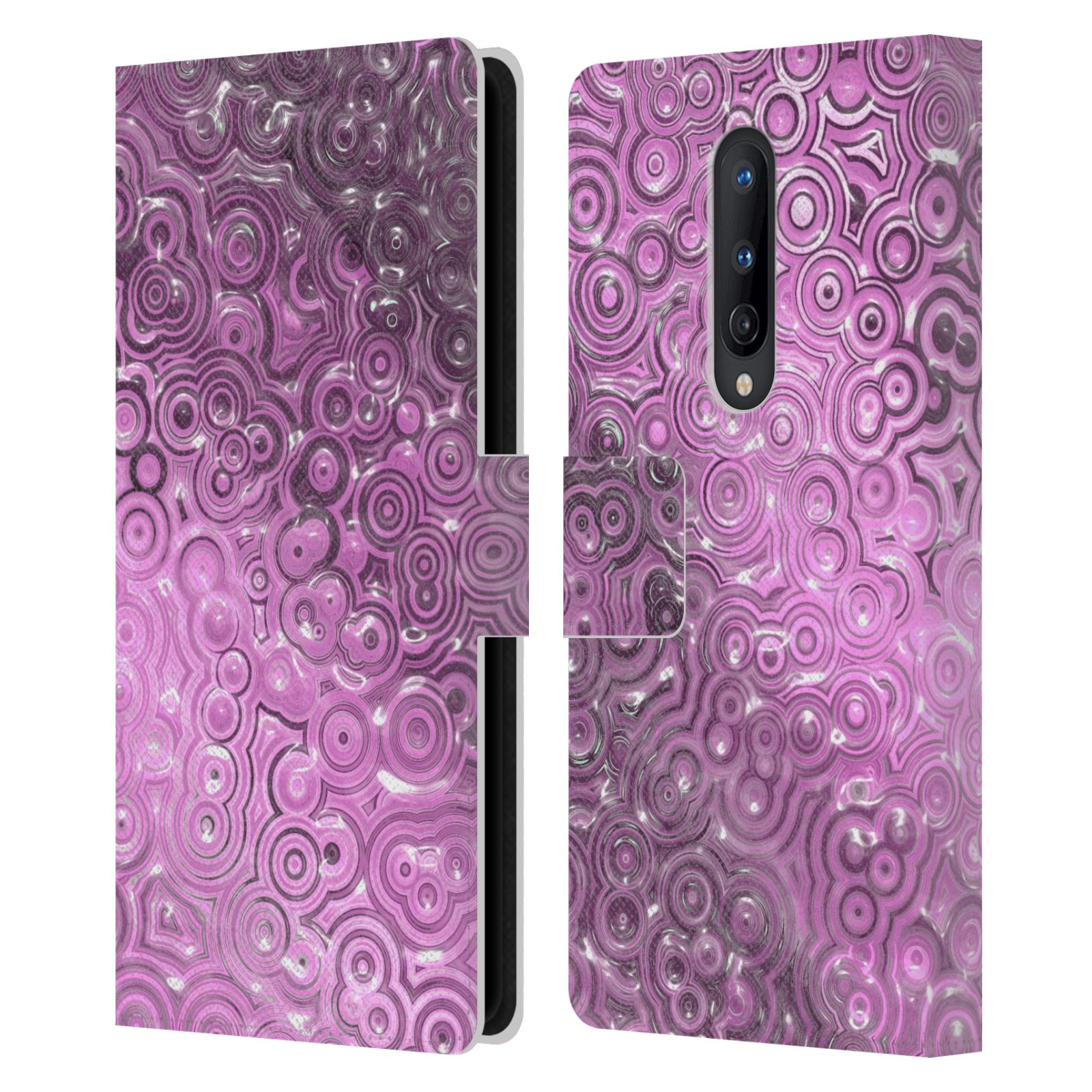 OFFICIAL LEBENSART TEXTURES LEATHER BOOK WALLET CASE COVER FOR ONEPLUS PHONES - Picture 9 of 16