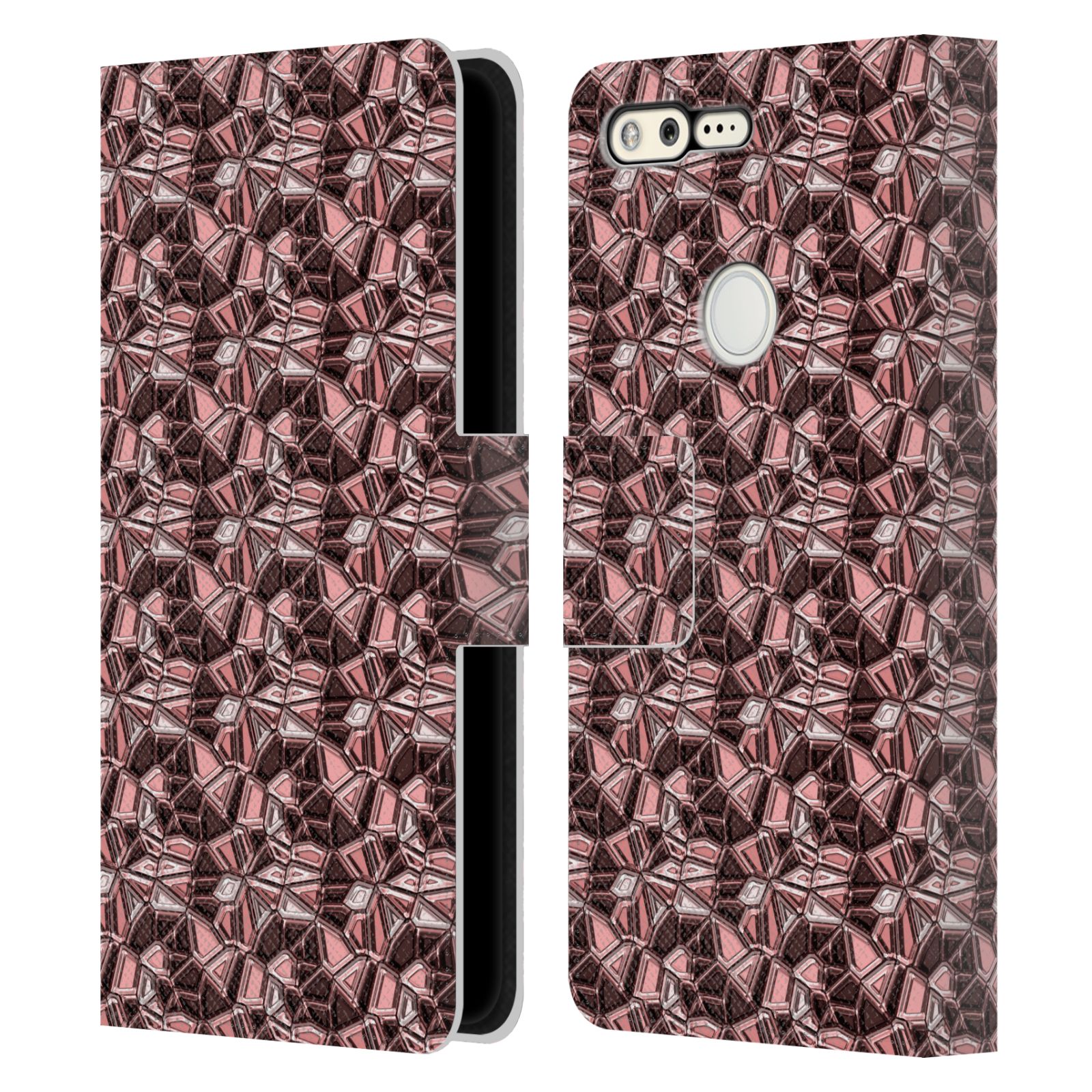 OFFICIAL LEBENSART VARIOUS ROSE GOLD LEATHER BOOK WALLET CASE FOR GOOGLE PHONES - Picture 10 of 15