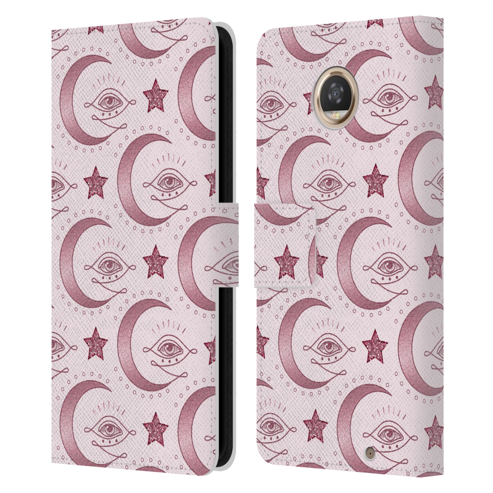 OFFICIAL LEBENSART VARIOUS ROSE GOLD LEATHER BOOK CASE FOR MOTOROLA PHONES - Picture 11 of 15