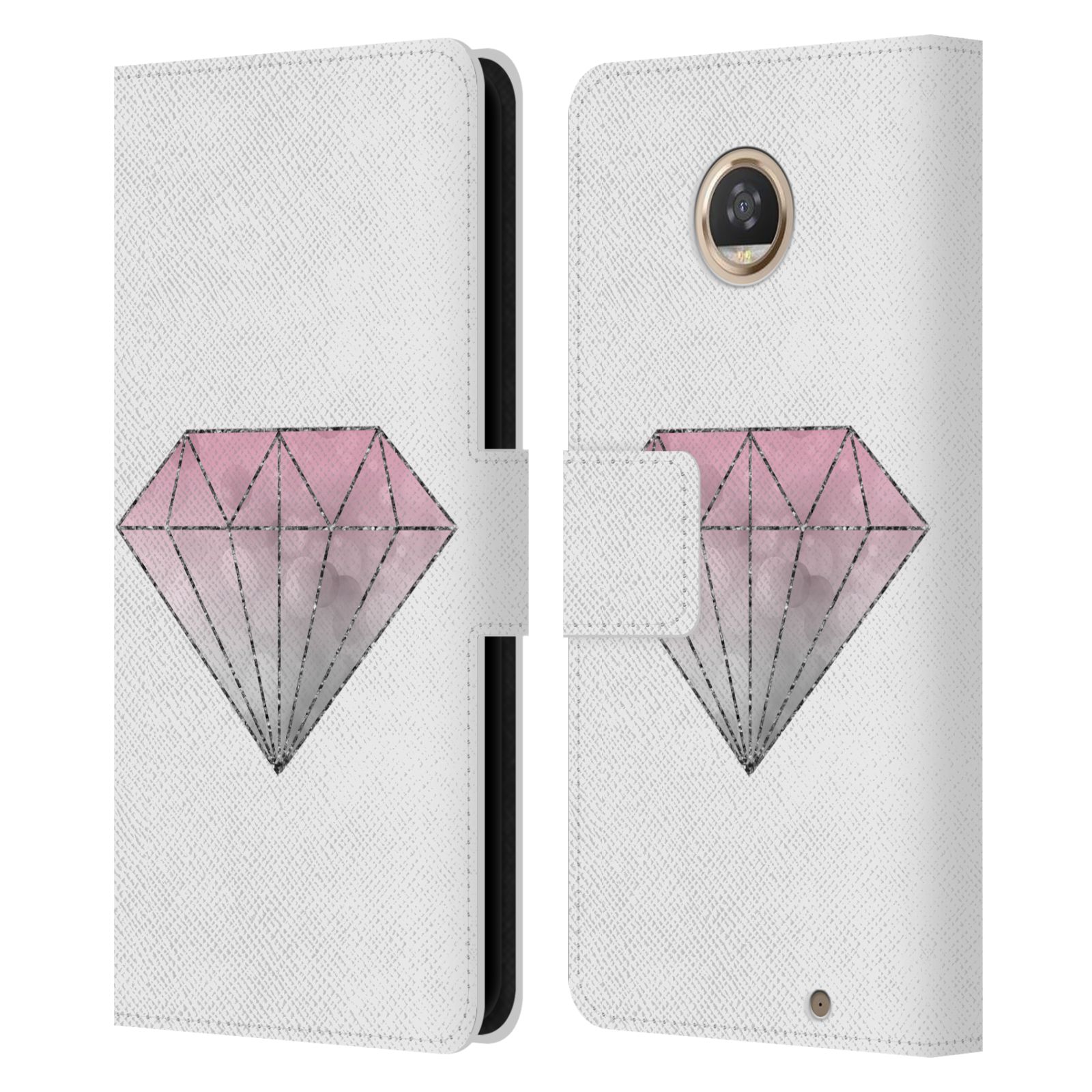 OFFICIAL LEBENSART VARIOUS ROSE GOLD LEATHER BOOK CASE FOR MOTOROLA PHONES - Picture 12 of 15
