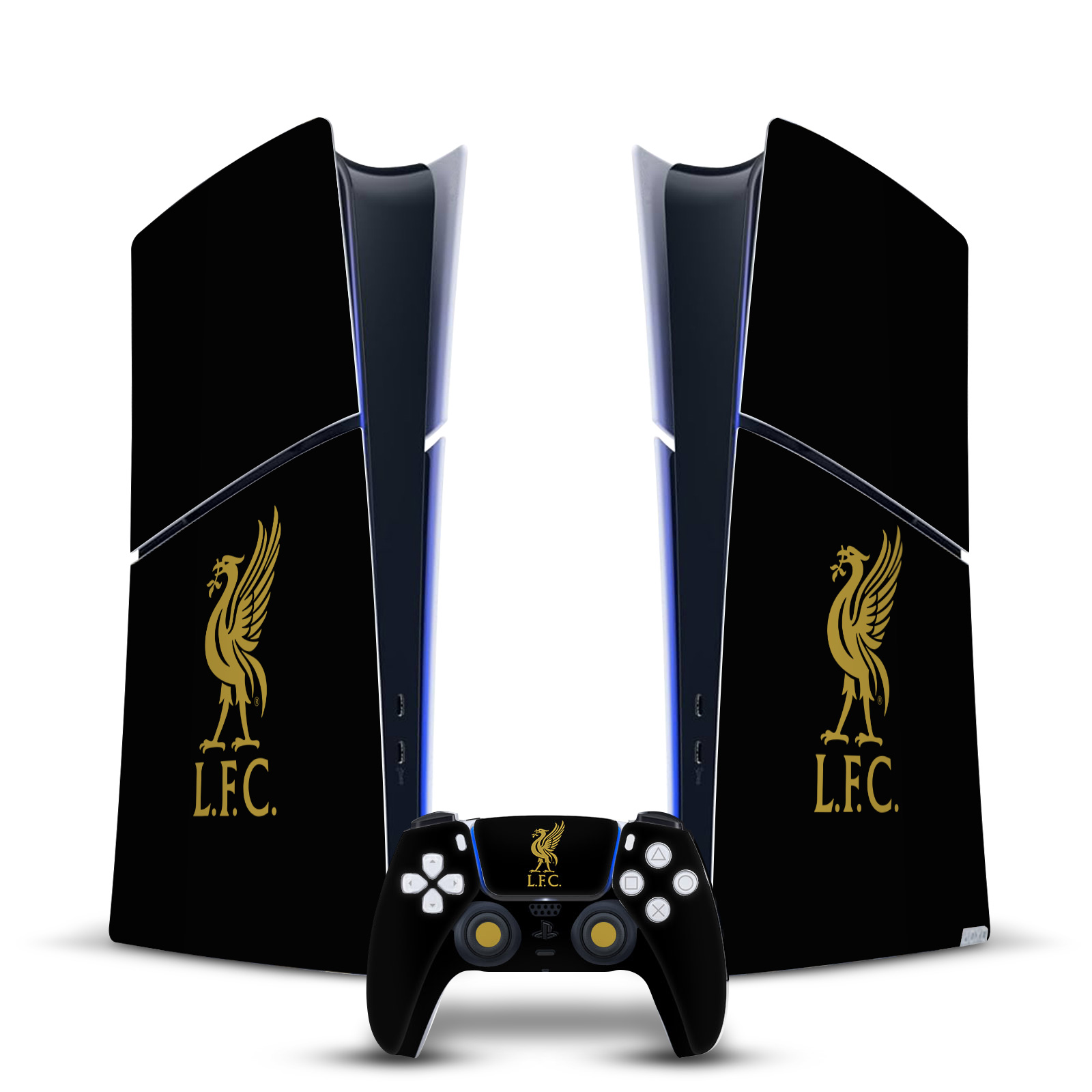 LIVERPOOL FC LFC ART VINYL SKIN DECAL FOR PS5 SLIM DIGITAL CONSOLE & CONTROLLER