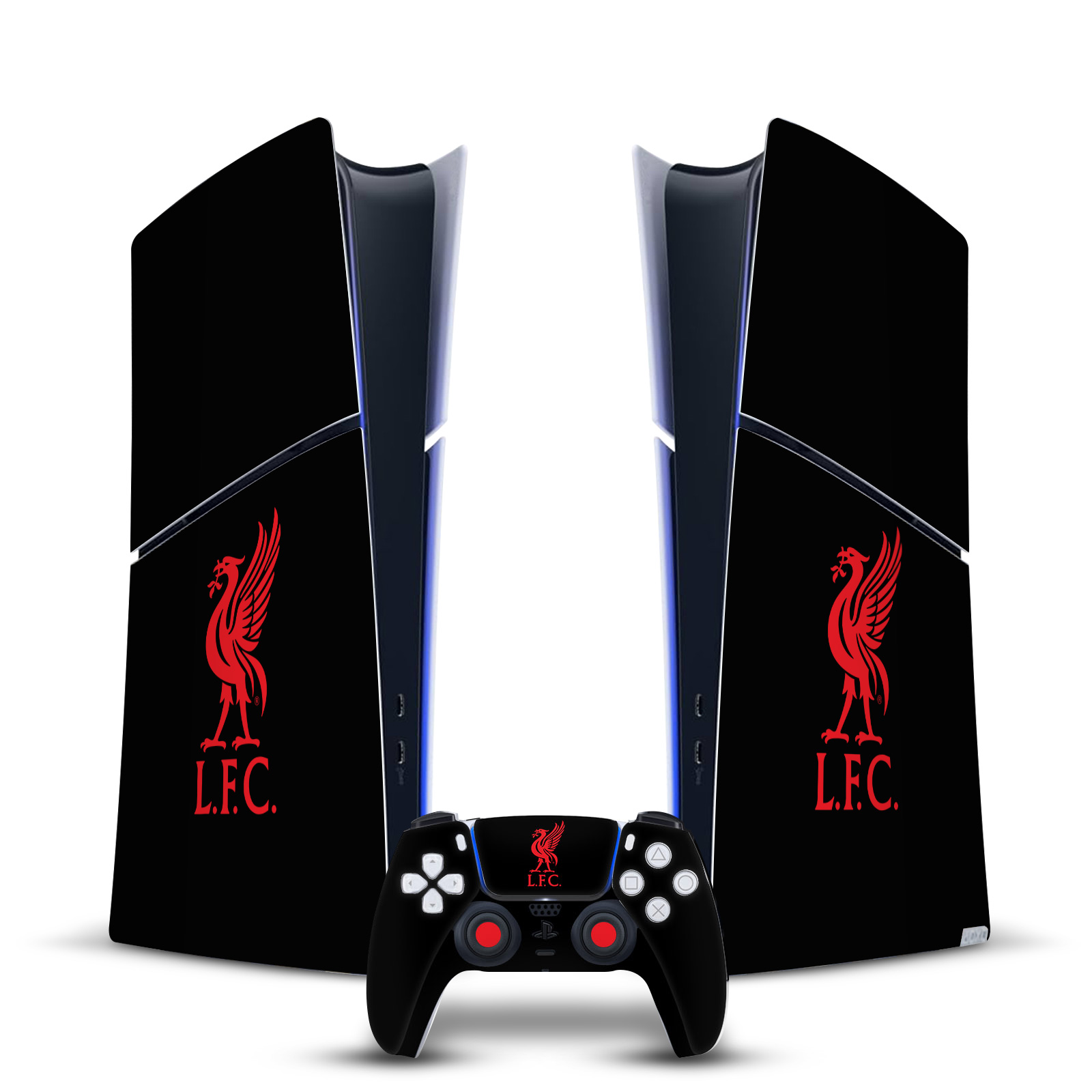 LIVERPOOL FC LFC ART VINYL SKIN DECAL FOR PS5 SLIM DIGITAL CONSOLE & CONTROLLER