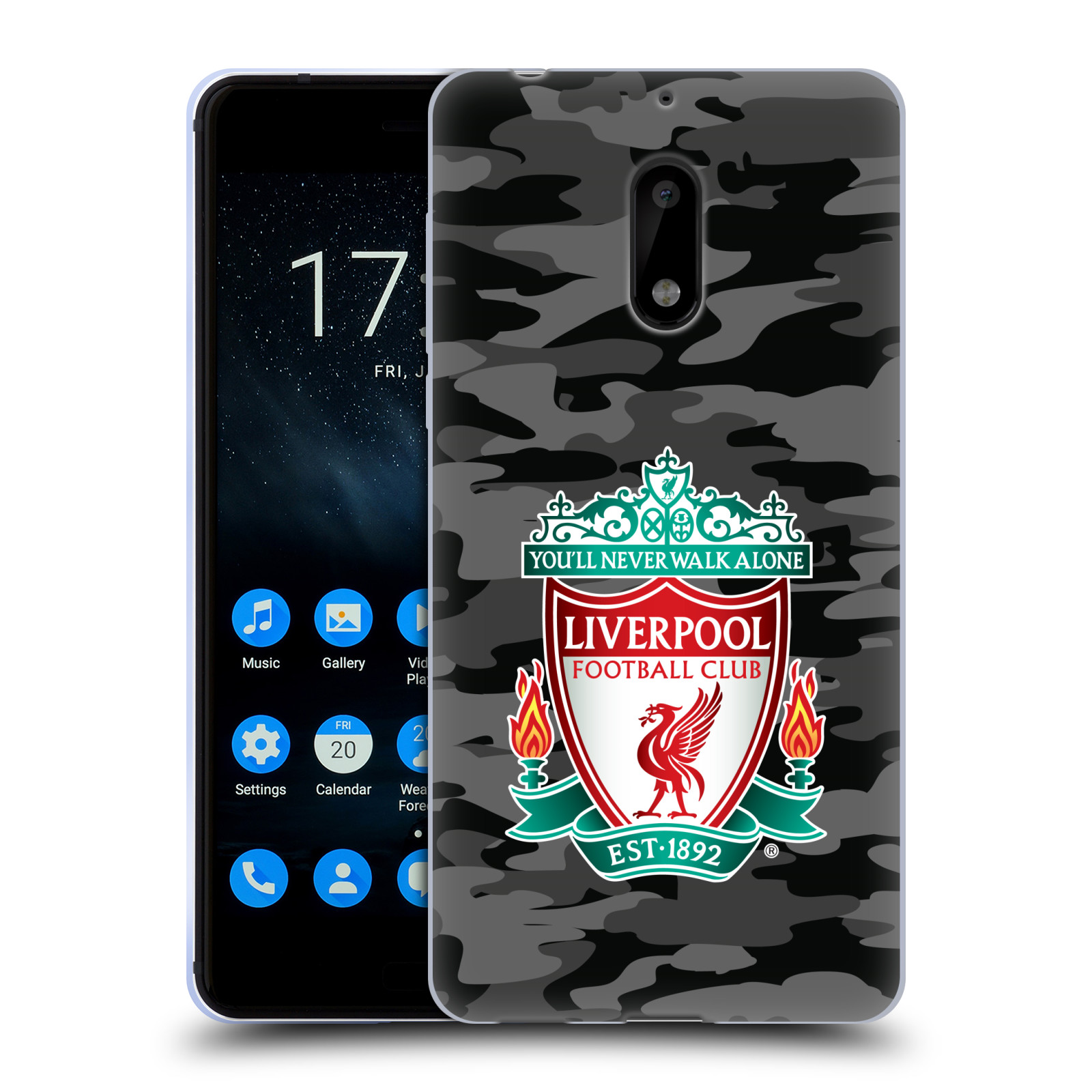 OFFICIAL LIVERPOOL FOOTBALL CLUB CAMOU SOFT GEL CASE FOR NOKIA PHONES 1 - 第 8/17 張圖片