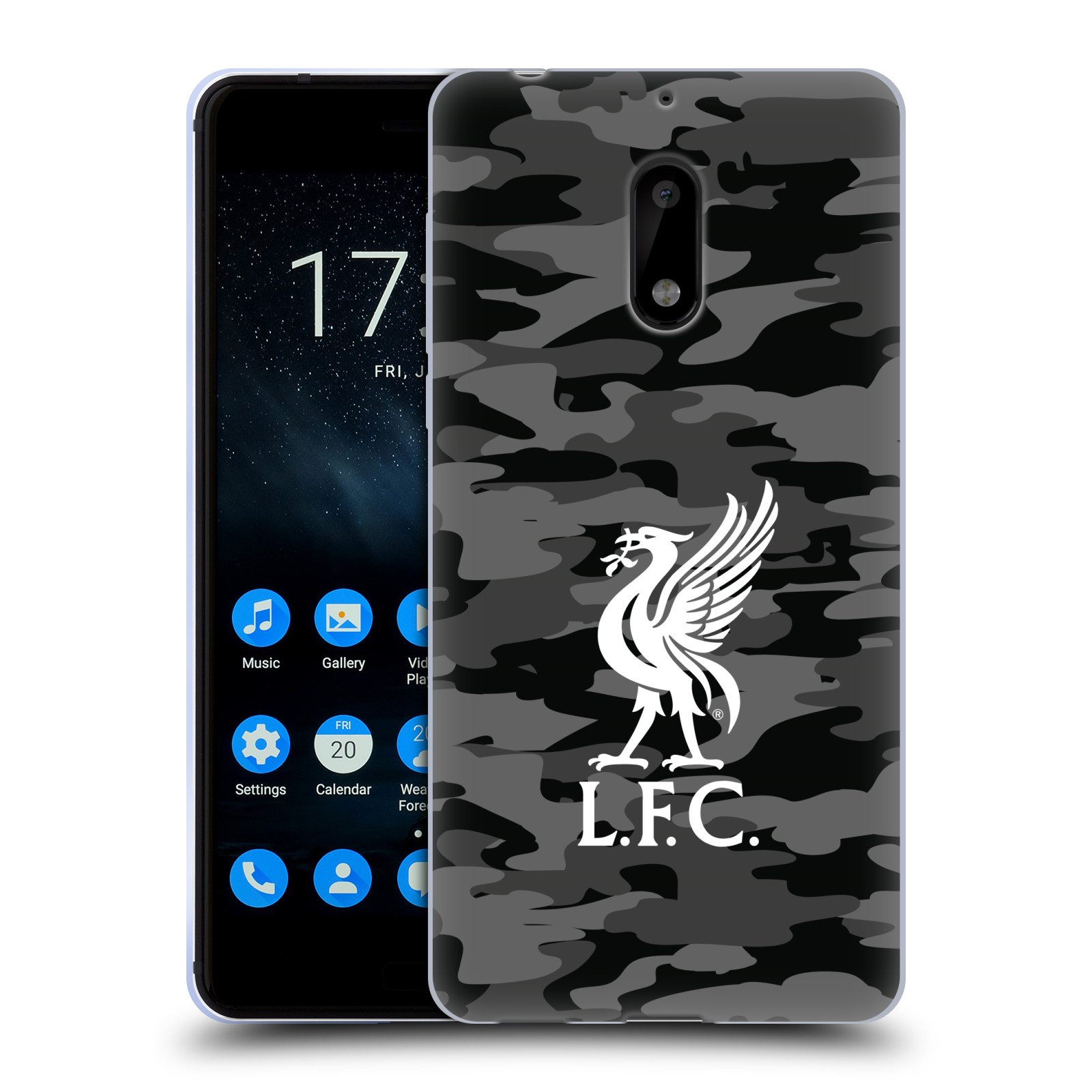 OFFICIAL LIVERPOOL FOOTBALL CLUB CAMOU SOFT GEL CASE FOR NOKIA PHONES 1 - 第 9/17 張圖片