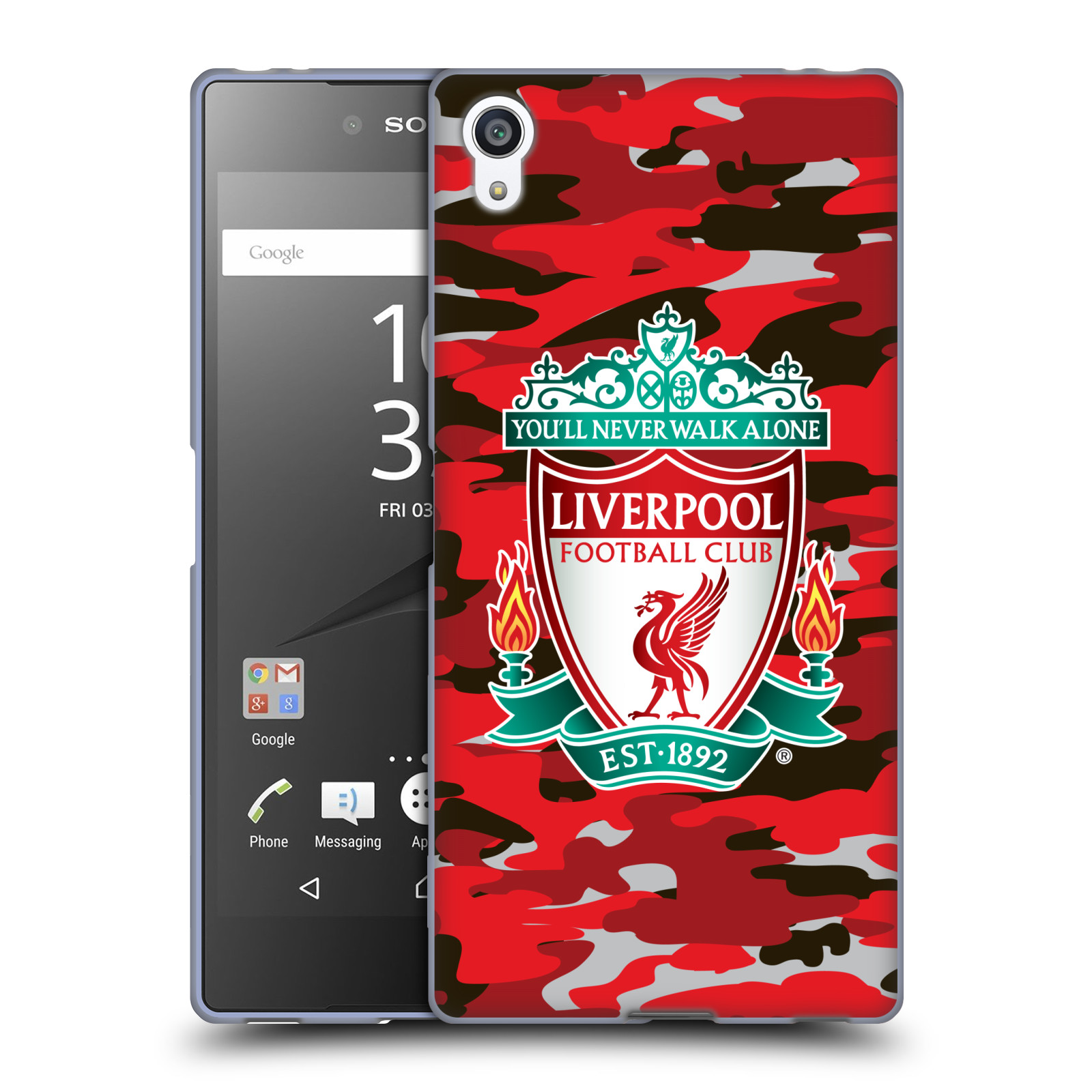 OFFICIAL LIVERPOOL FOOTBALL CLUB CAMOU SOFT GEL CASE FOR SONY PHONES 2 - Picture 10 of 17