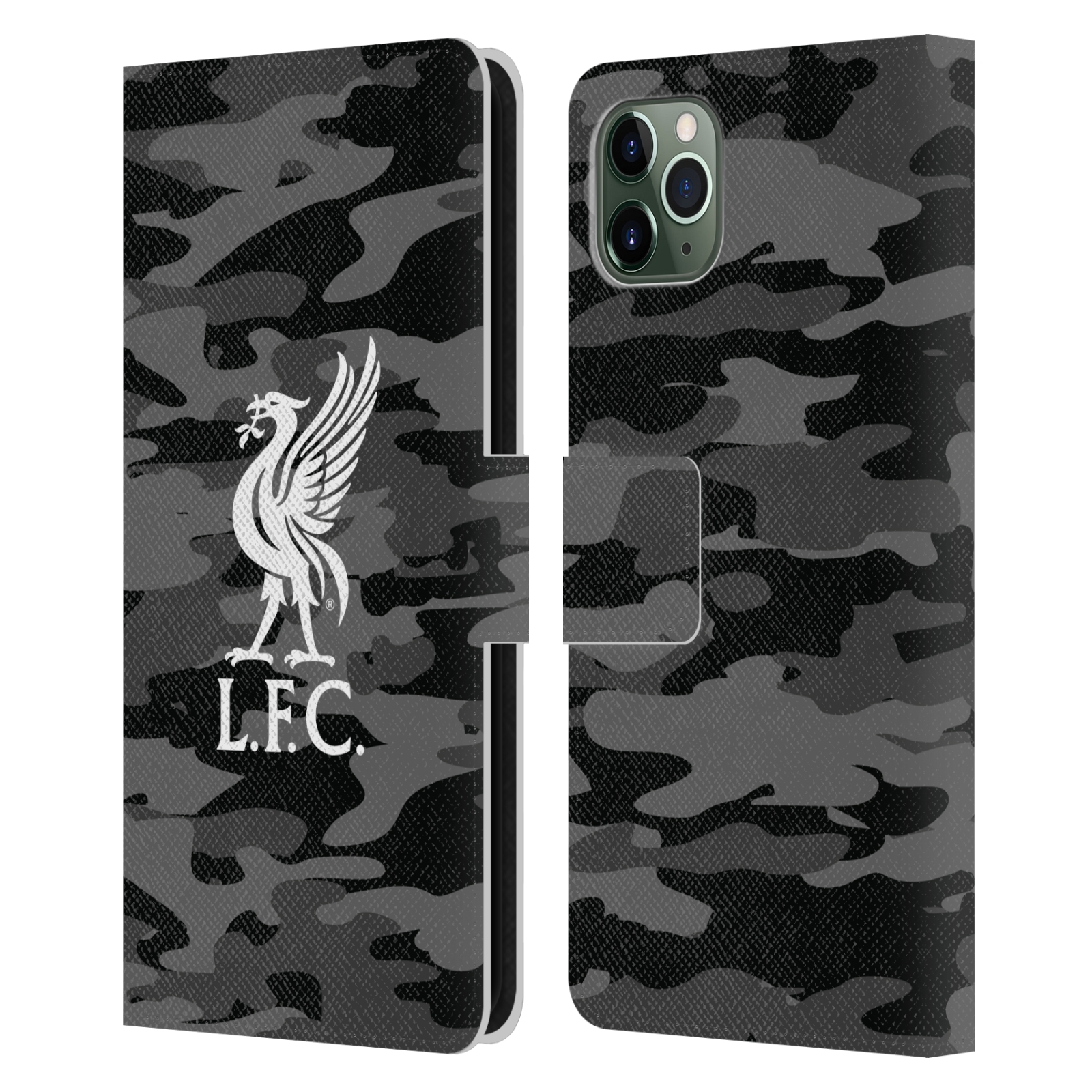 Official Liverpool Football Club Home Red Digital Camouflage PU Leather Book Wallet Case Cover Compatible For Apple iPhone 6 Plus/iPhone 6s Plus