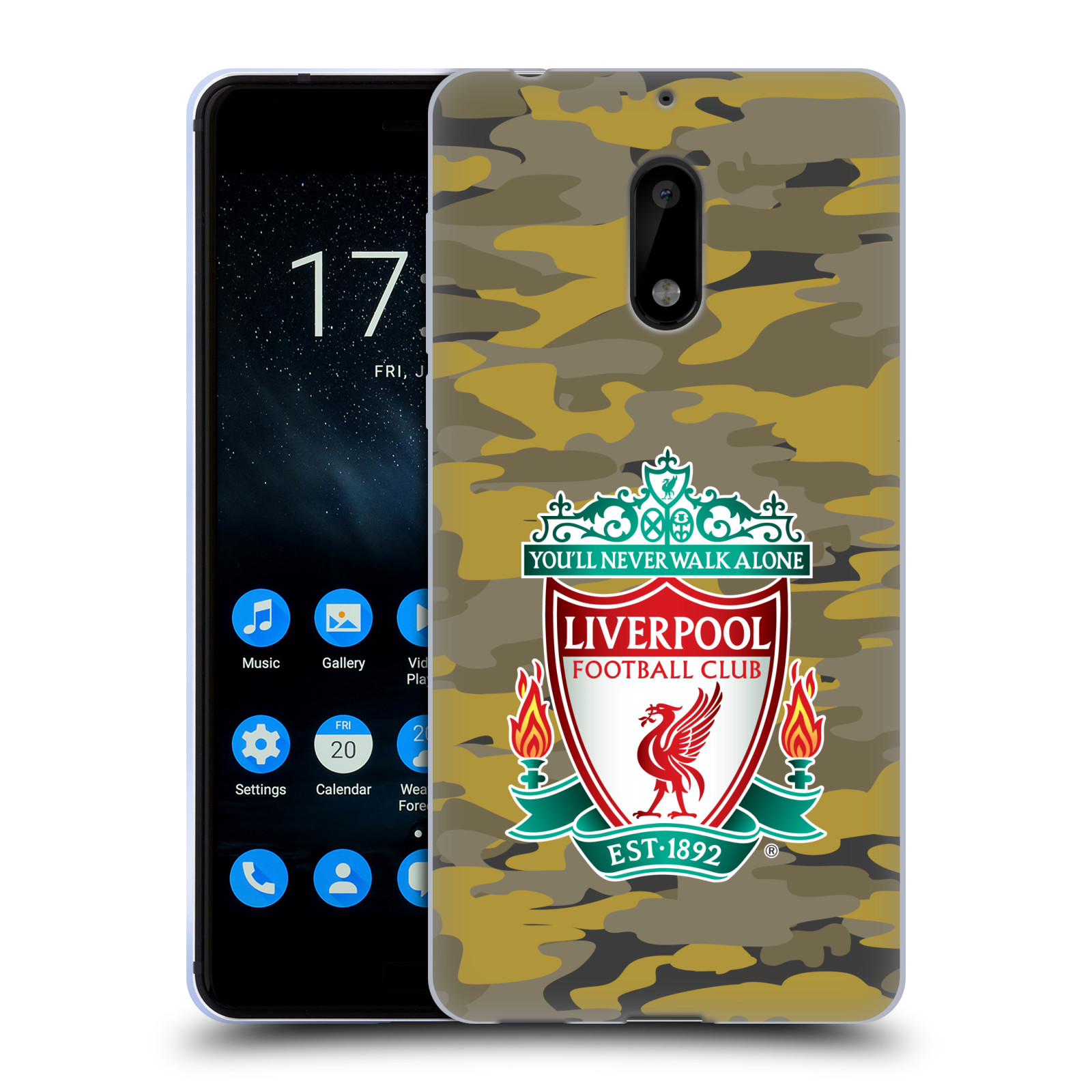 OFFICIAL LIVERPOOL FOOTBALL CLUB CAMOU SOFT GEL CASE FOR NOKIA PHONES 1 - 第 14/17 張圖片