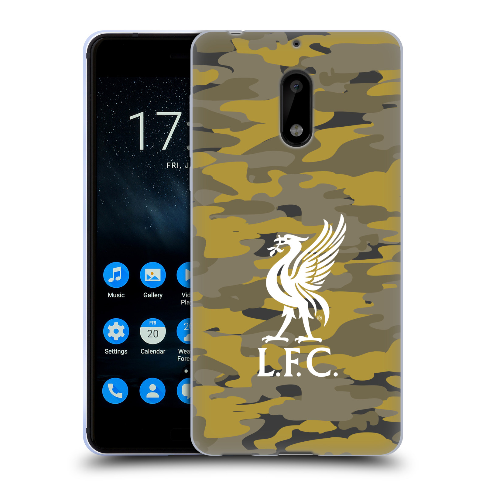 OFFICIAL LIVERPOOL FOOTBALL CLUB CAMOU SOFT GEL CASE FOR NOKIA PHONES 1 - 第 15/17 張圖片