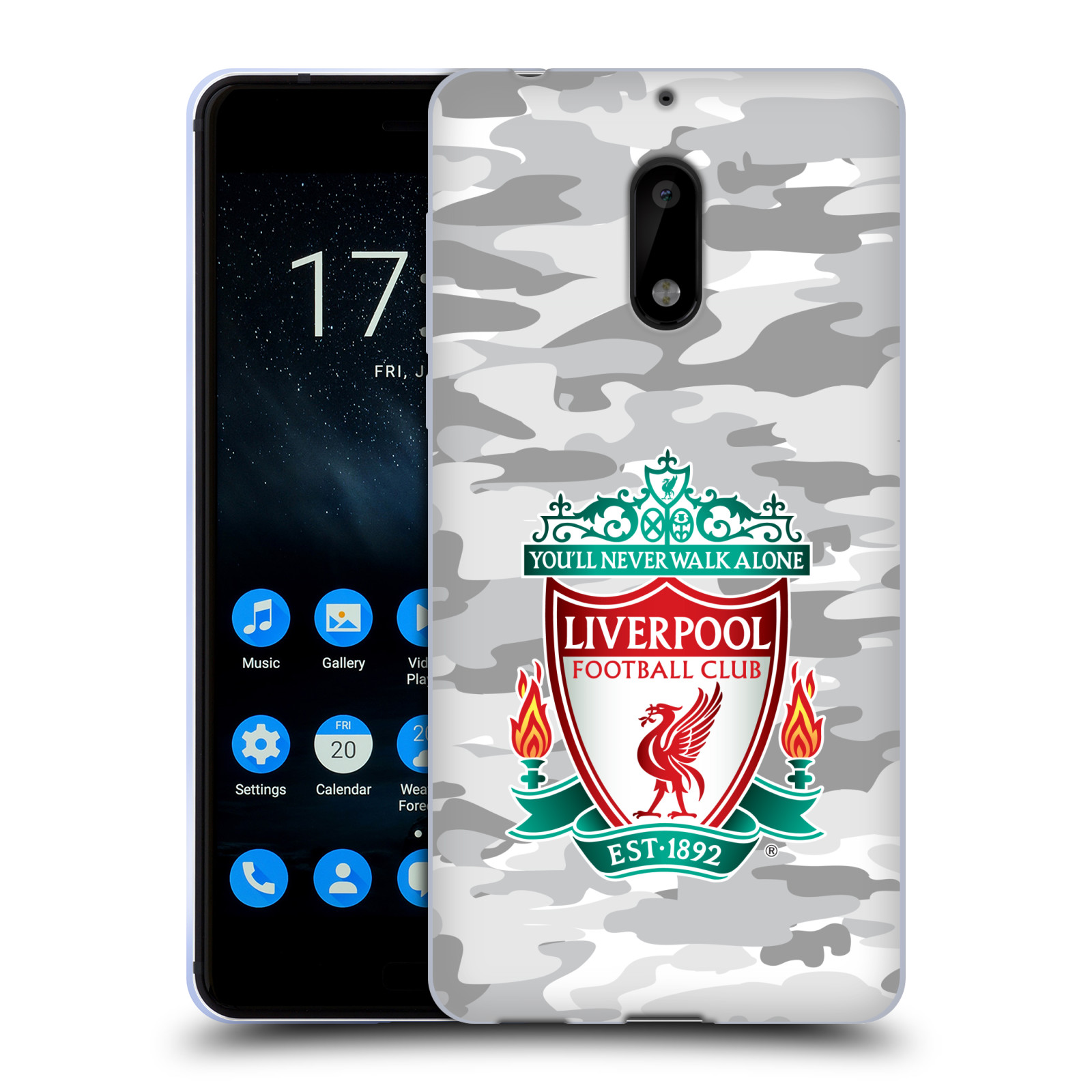 OFFICIAL LIVERPOOL FOOTBALL CLUB CAMOU SOFT GEL CASE FOR NOKIA PHONES 1 - 第 16/17 張圖片