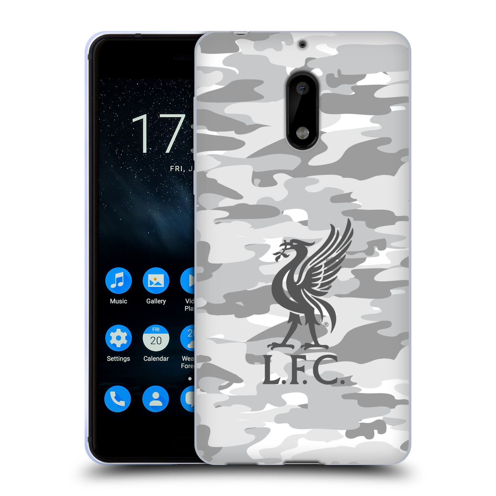 OFFICIAL LIVERPOOL FOOTBALL CLUB CAMOU SOFT GEL CASE FOR NOKIA PHONES 1 - 第 17/17 張圖片
