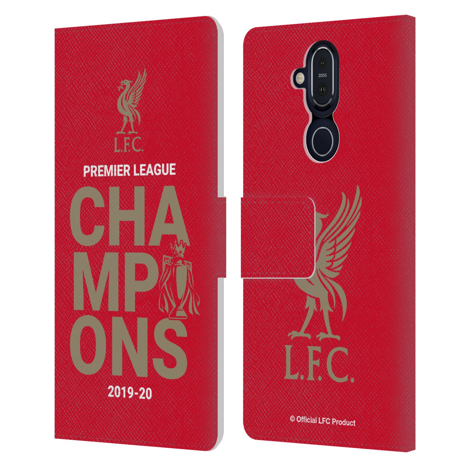 LIVERPOOL FC LFC 2020 CHAMPIONS PU LEATHER BOOK WALLET CASE FOR NOKIA PHONES - Picture 9 of 10