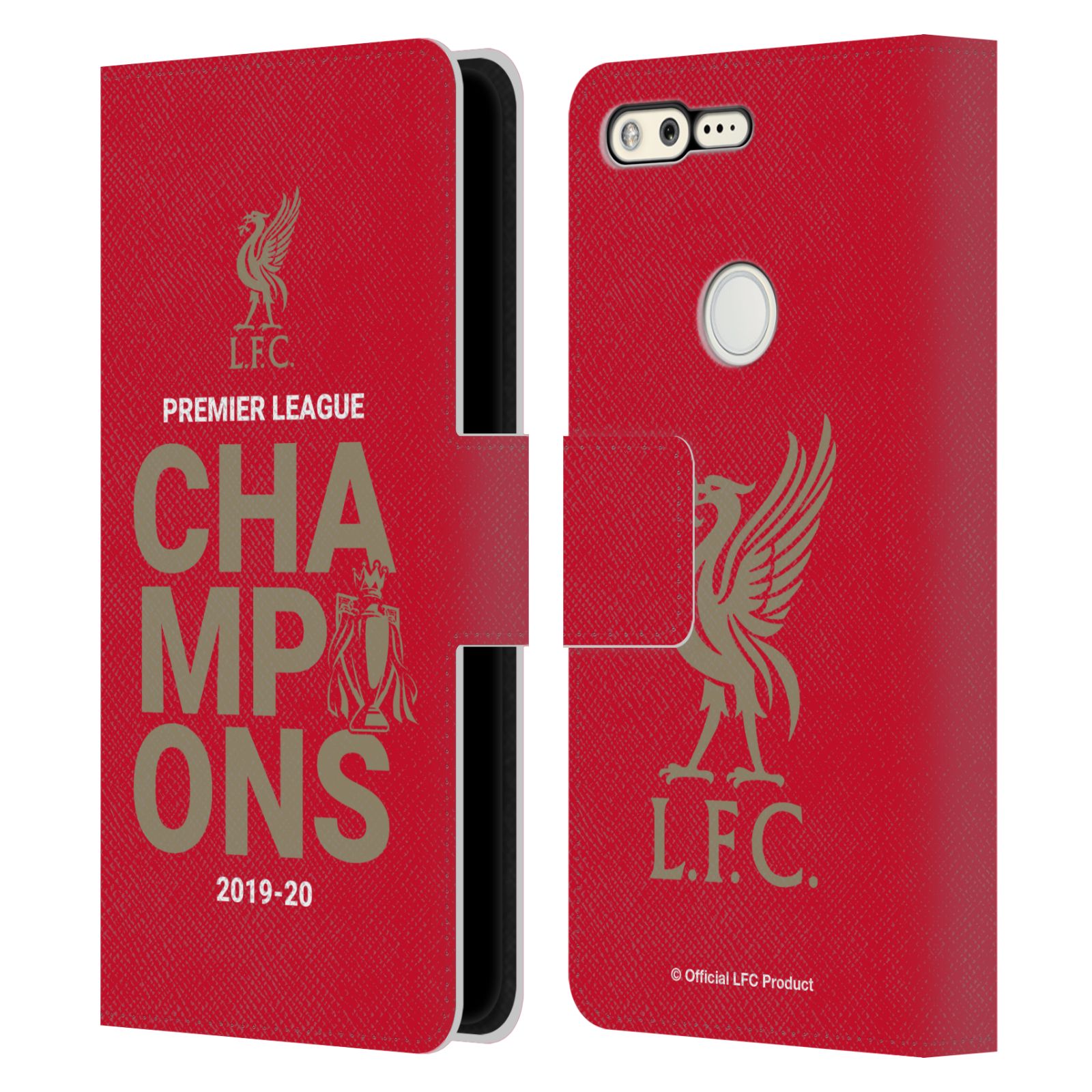 LIVERPOOL FC LFC 2020 CHAMPIONS PU LEATHER BOOK WALLET CASE FOR GOOGLE PHONES - 第 9/10 張圖片