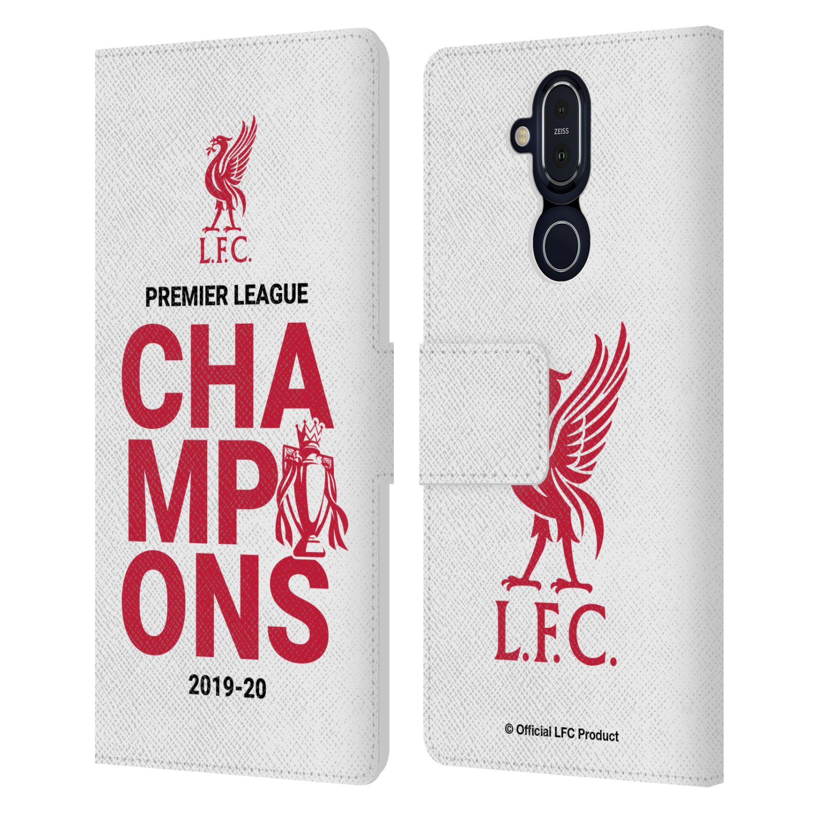 LIVERPOOL FC LFC 2020 CHAMPIONS PU LEATHER BOOK WALLET CASE FOR NOKIA PHONES - Picture 10 of 10