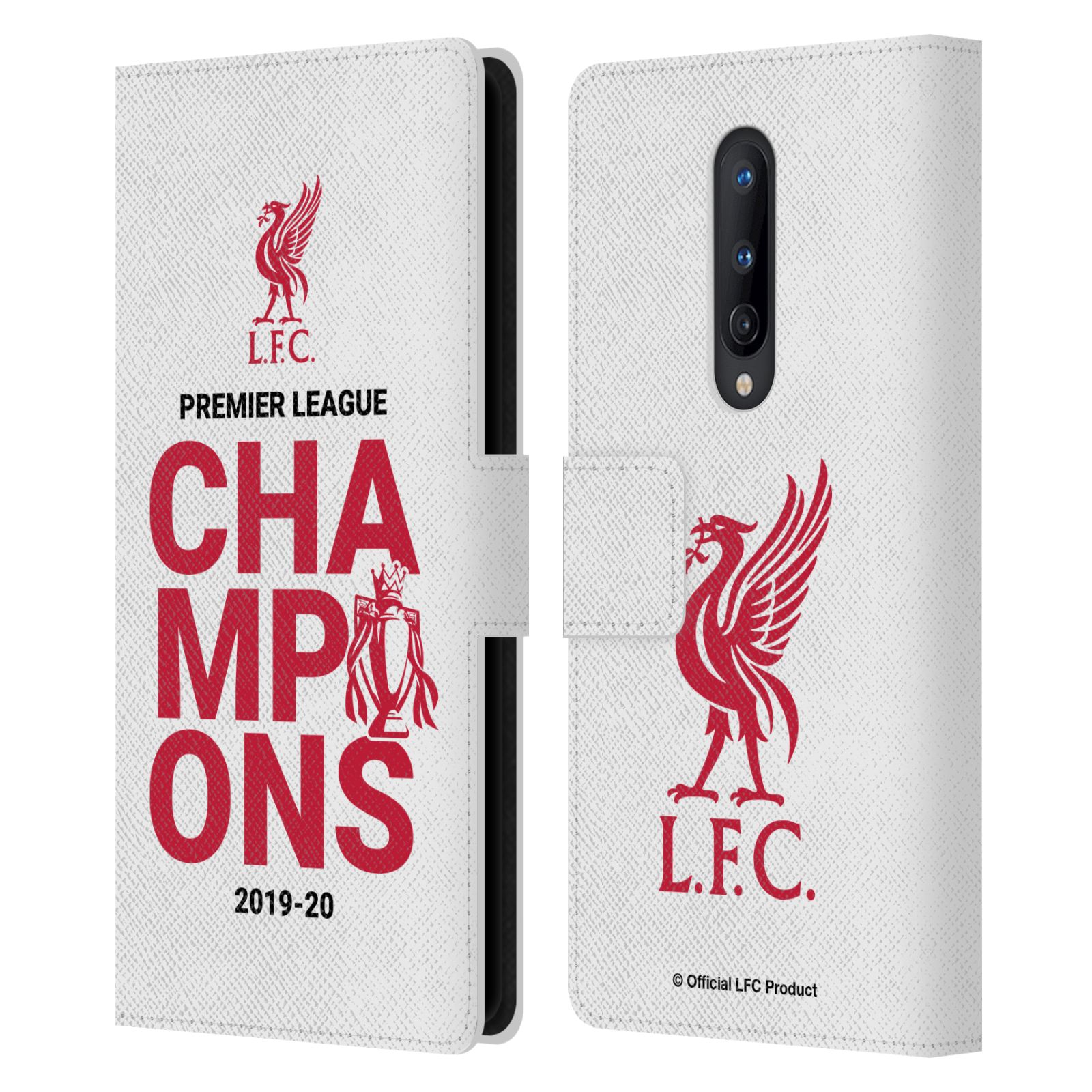 LIVERPOOL FC LFC 2020 CHAMPIONS PU LEATHER BOOK WALLET CASE FOR ONEPLUS PHONES - Picture 10 of 10