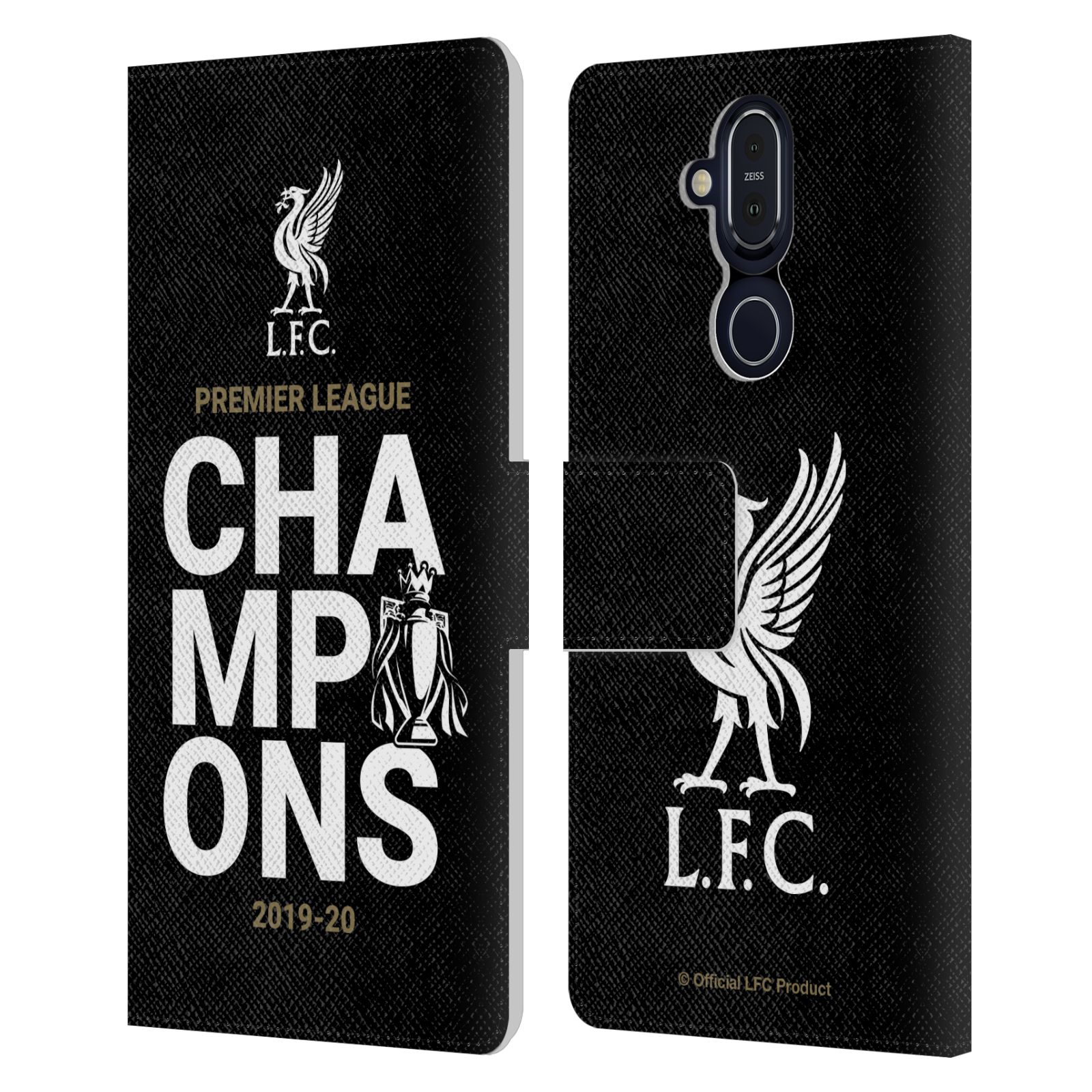 LIVERPOOL FC LFC 2020 CHAMPIONS PU LEATHER BOOK WALLET CASE FOR NOKIA PHONES - Picture 7 of 10