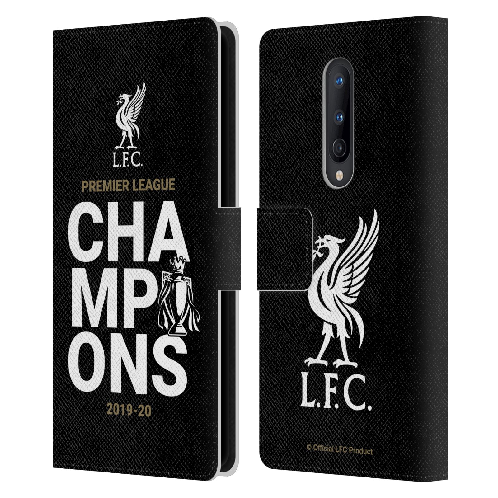 LIVERPOOL FC LFC 2020 CHAMPIONS PU LEATHER BOOK WALLET CASE FOR ONEPLUS PHONES - Picture 7 of 10