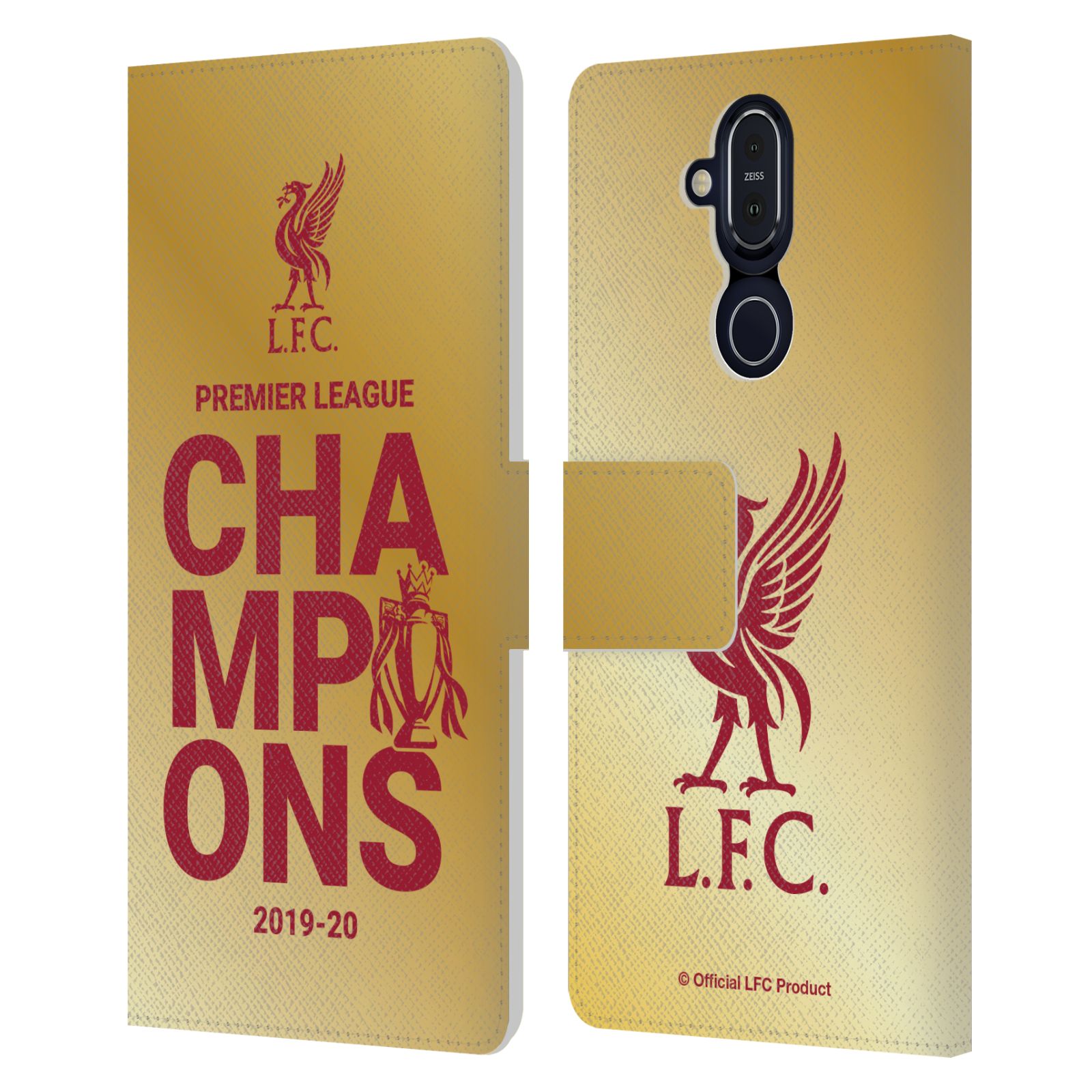 LIVERPOOL FC LFC 2020 CHAMPIONS PU LEATHER BOOK WALLET CASE FOR NOKIA PHONES - Picture 8 of 10