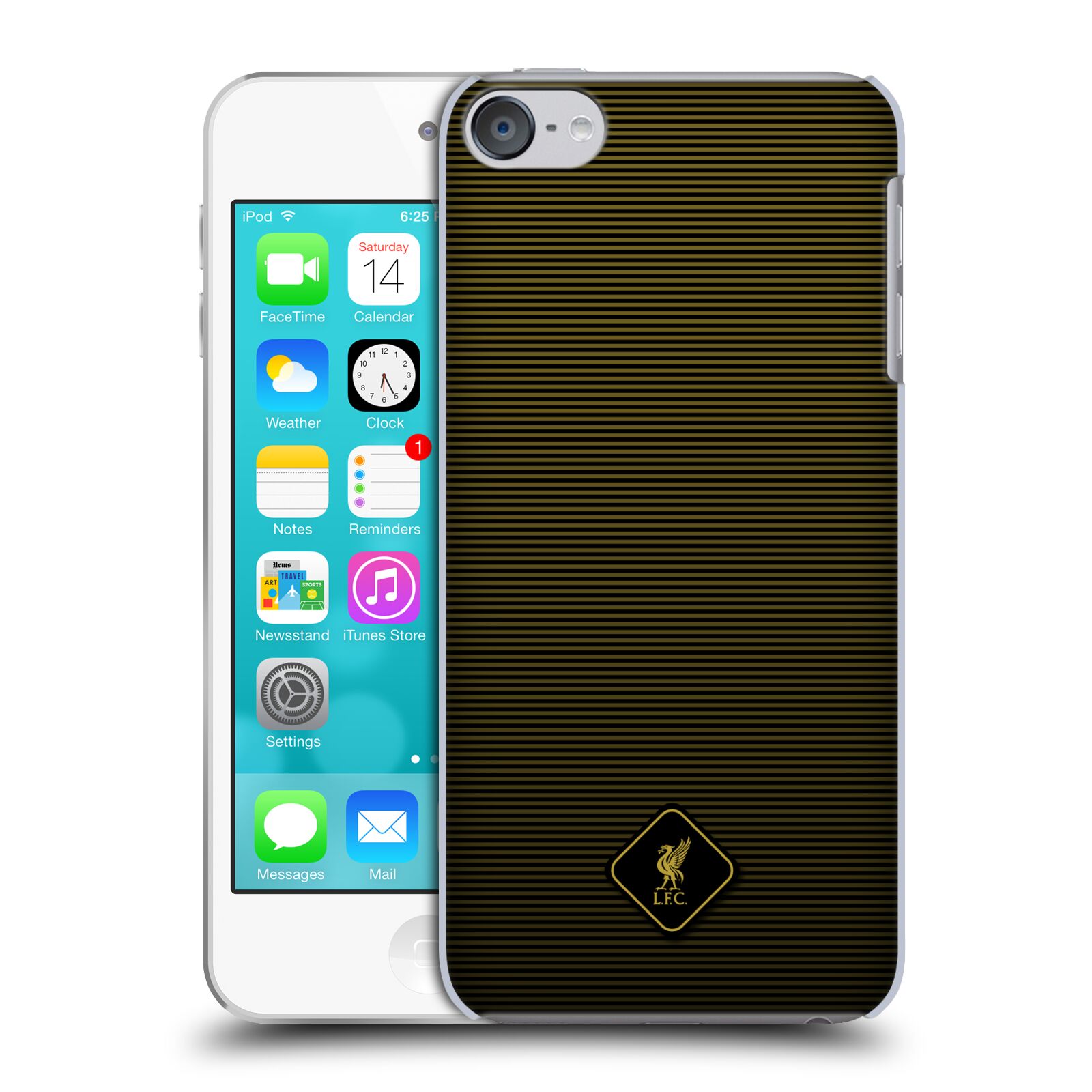 LIVERPOOL FC LFC CREST & LIVERBIRD 2 HARD BACK CASE FOR APPLE iPOD TOUCH MP3 - Picture 8 of 11