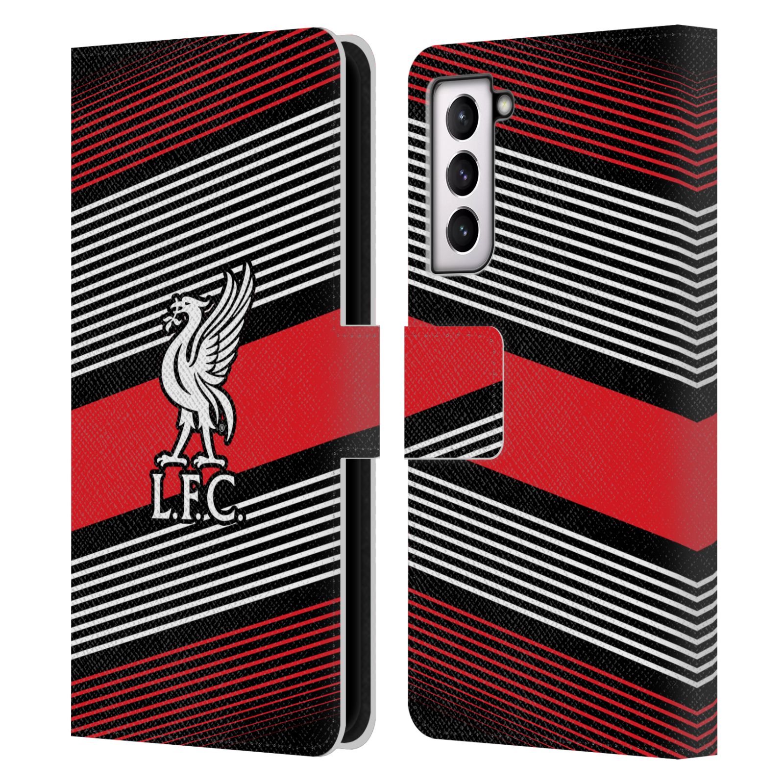 LIVERPOOL FC LFC CREST LIVERBIRD 2 PU LEATHER BOOK CASE FOR SAMSUNG PHONES 4 - Picture 10 of 10