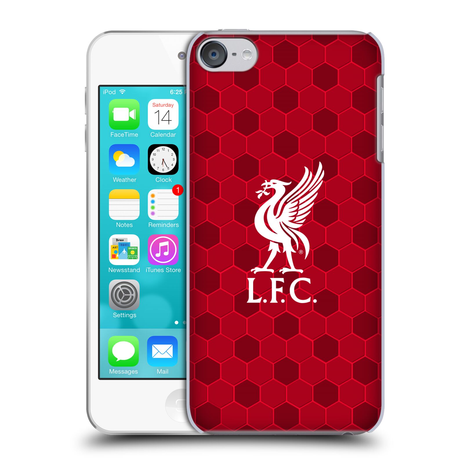 LIVERPOOL FC LFC CREST & LIVERBIRD 2 HARD BACK CASE FOR APPLE iPOD TOUCH MP3 - Picture 10 of 11