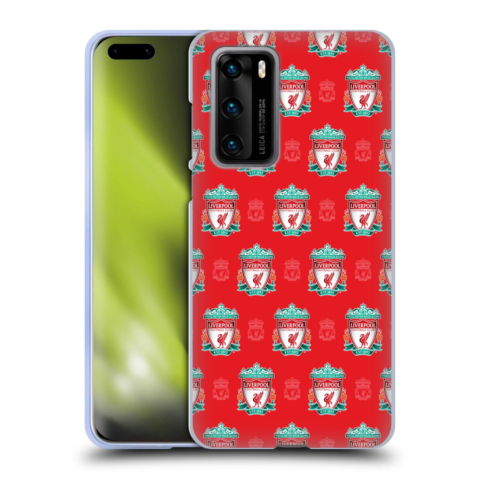 LIVERPOOL FC LFC CREST & LIVER BIRD PATTERNS SOFT GEL CASE FOR HUAWEI PHONES - Picture 8 of 10