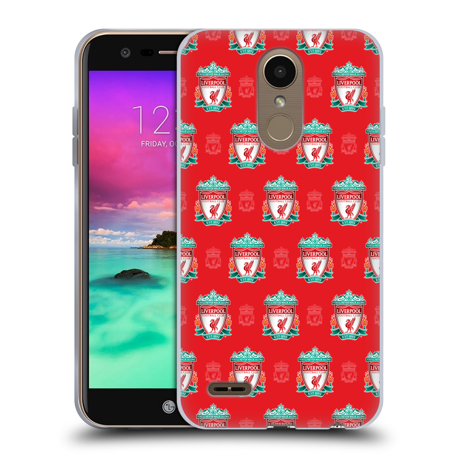 LIVERPOOL FC LFC CREST & LIVER BIRD PATTERNS SOFT GEL CASE FOR LG PHONES 2 - Picture 8 of 10