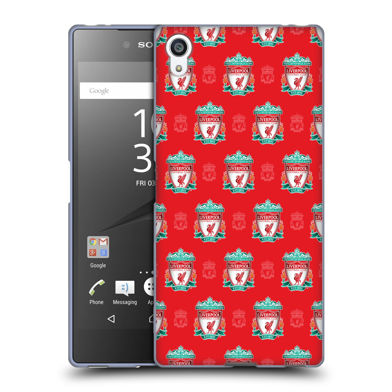 LIVERPOOL FC LFC CREST & LIVER BIRD PATTERNS SOFT GEL CASE FOR SONY PHONES 2 - Picture 8 of 10
