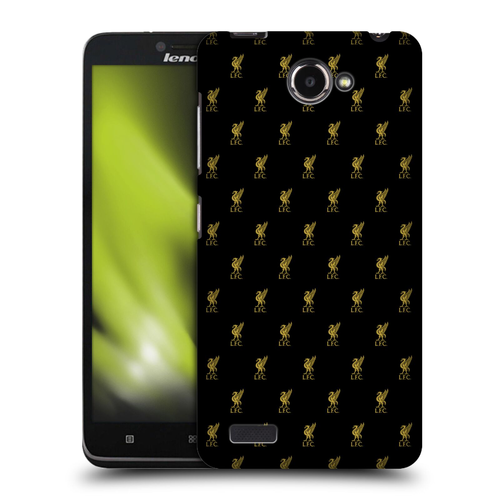 LIVERPOOL FC LFC CREST & LIVER BIRD PATTERNS HARD BACK CASE FOR LENOVO PHONES - Picture 9 of 10