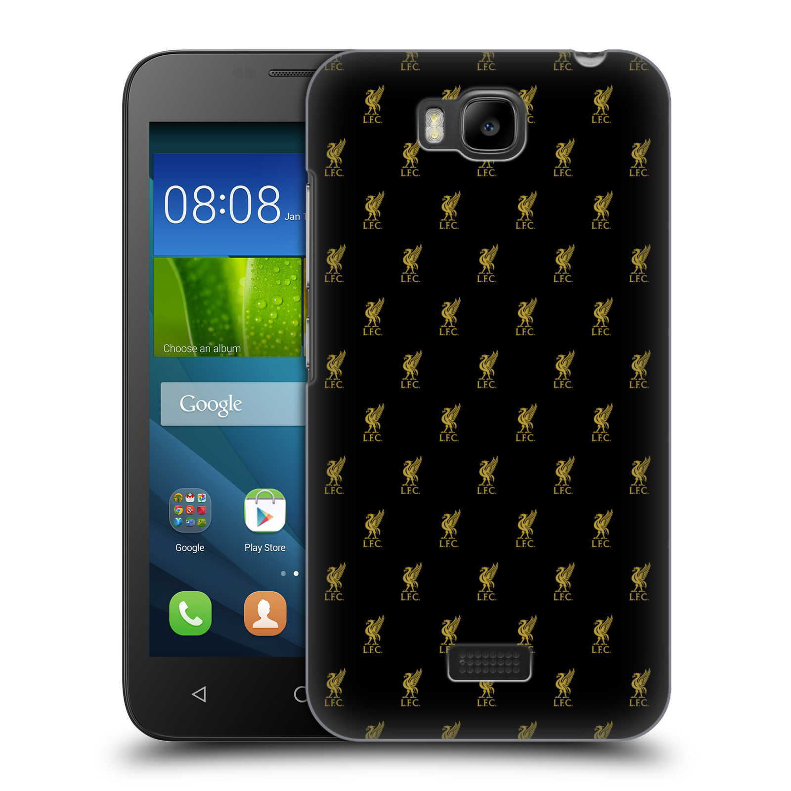 LIVERPOOL FC LFC CREST & LIVER BIRD PATTERNS HARD BACK CASE FOR HUAWEI PHONES 2 - Picture 9 of 10