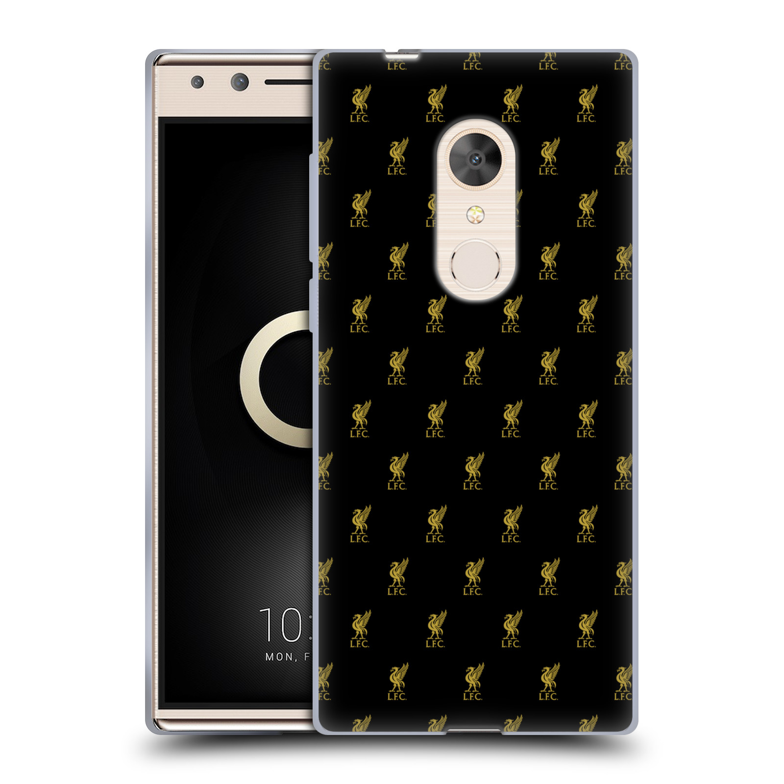 LIVERPOOL FC LFC CREST & LIVER BIRD PATTERNS SOFT GEL CASE FOR ALCATEL PHONES - Picture 9 of 10